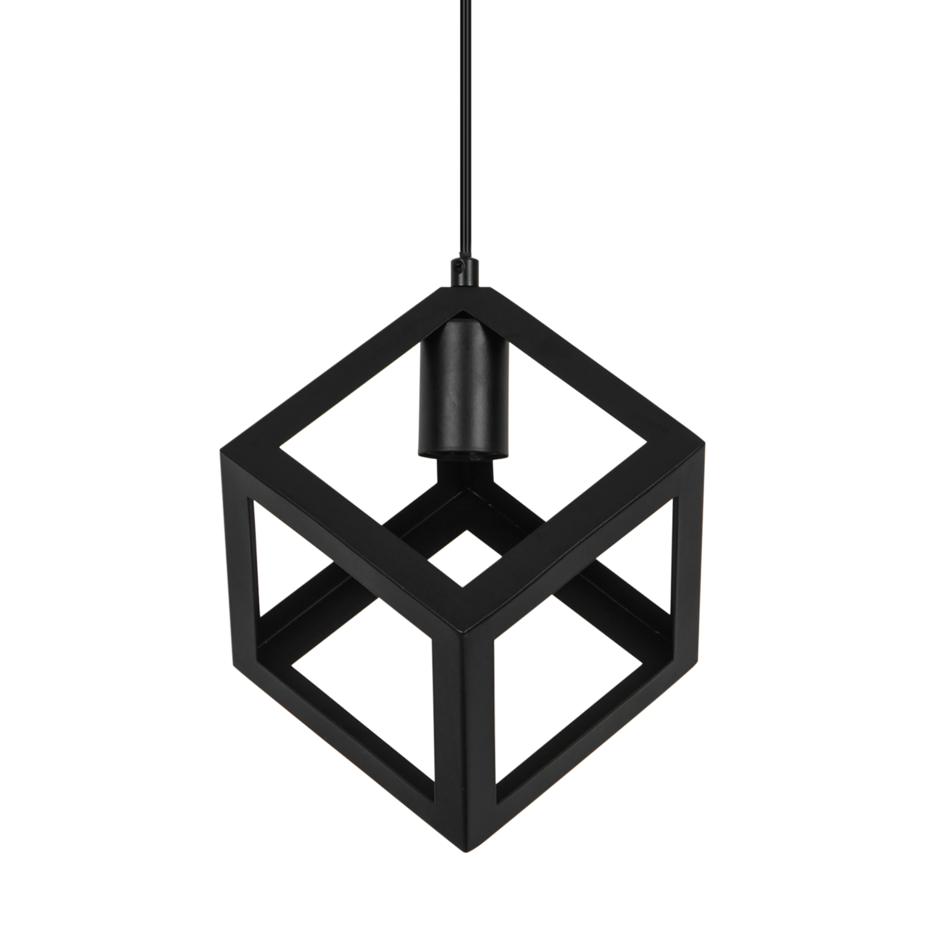 Lampa wisząca Plywood czarna 3 x E27 Inspire - 10