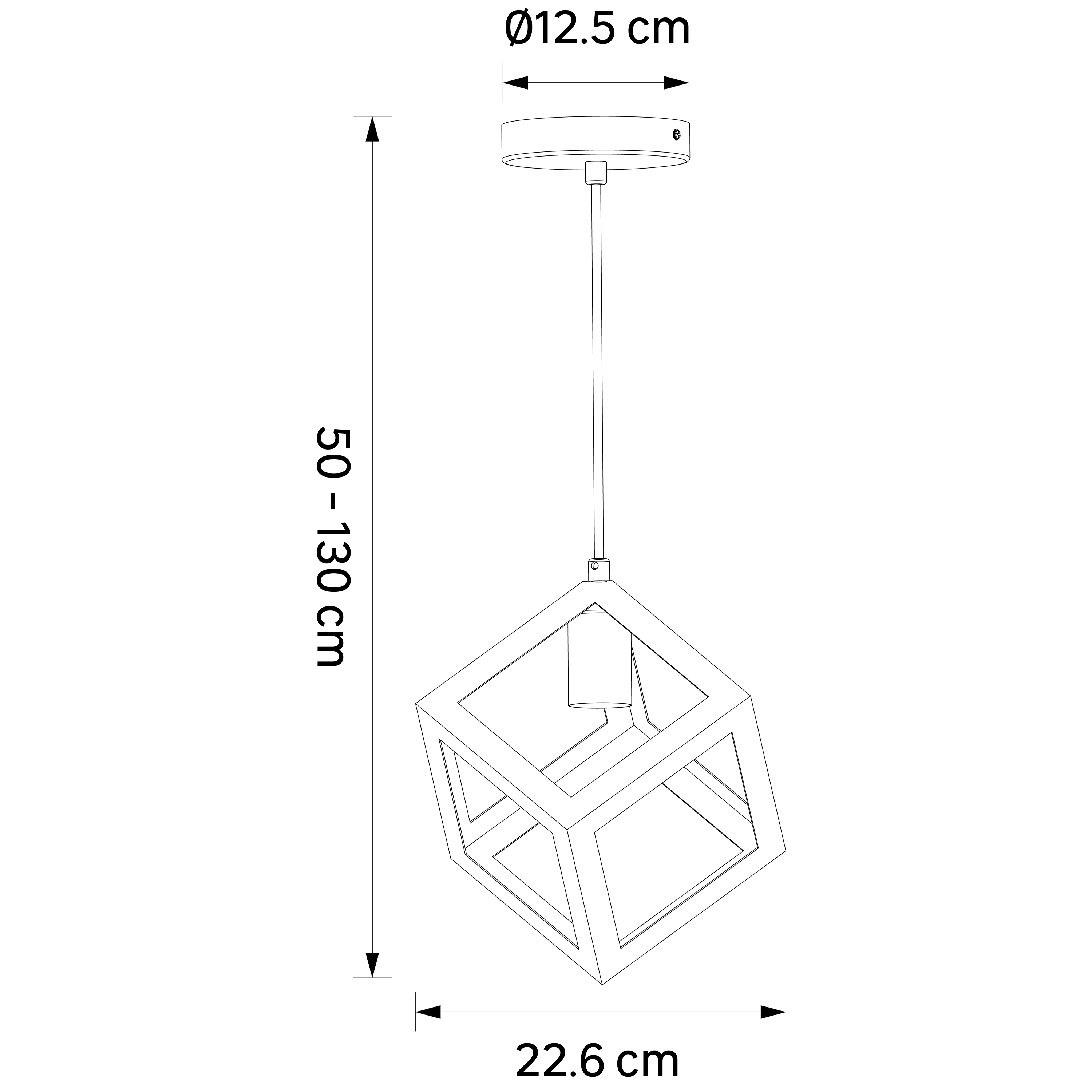 Lampa wisząca Plywood biała E27 Inspire - 10