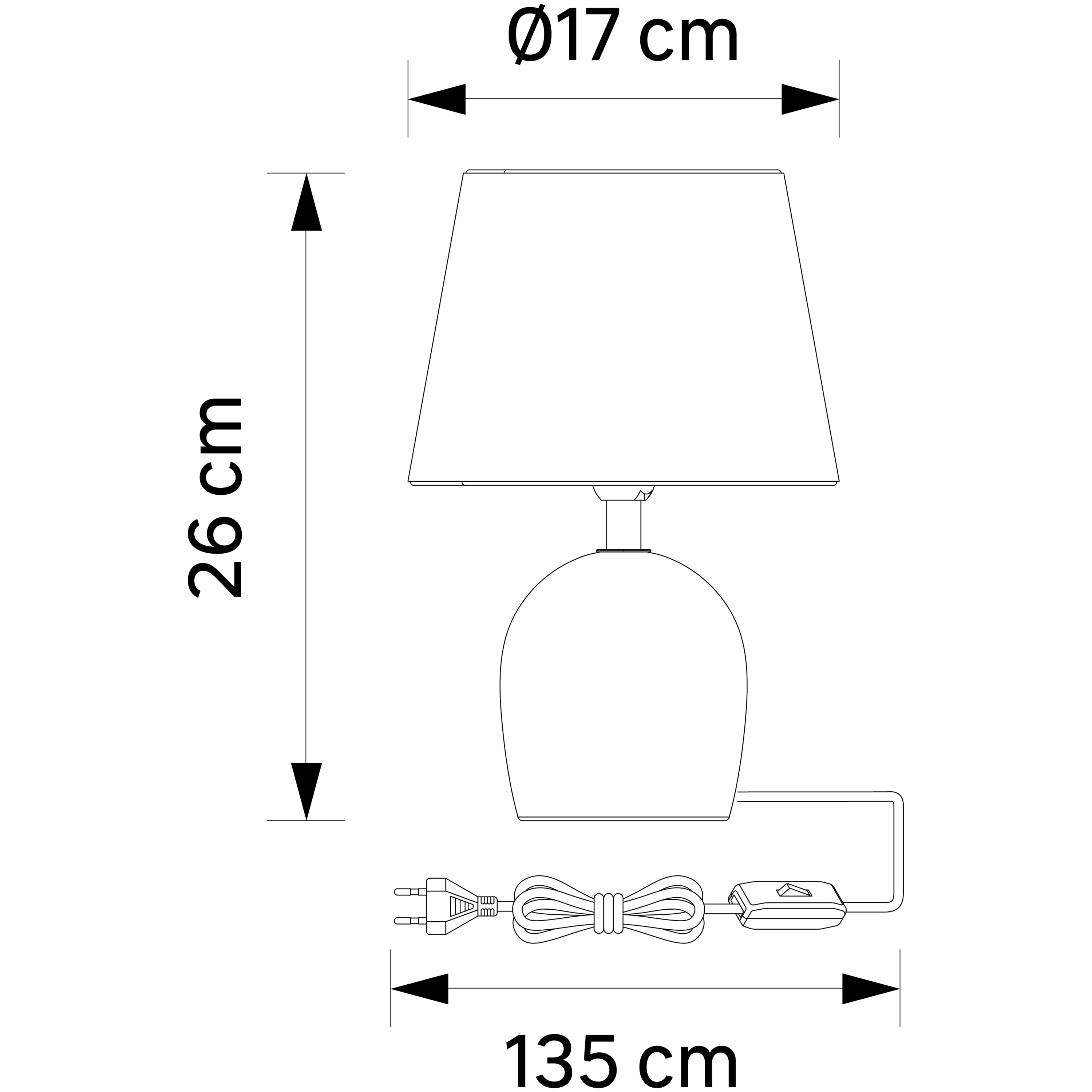 Lampa stołowa Poki zielona E14 Inspire - 9
