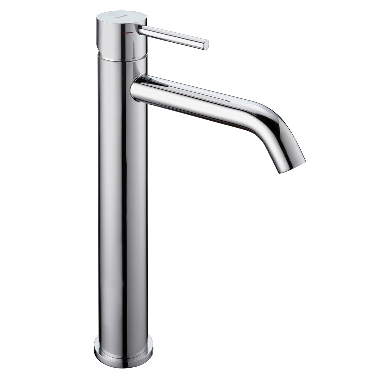 Rubinetto per lavabo getto laminare cristallino TAYRONA cromato lucido HUBER H 28.7 cm - 3
