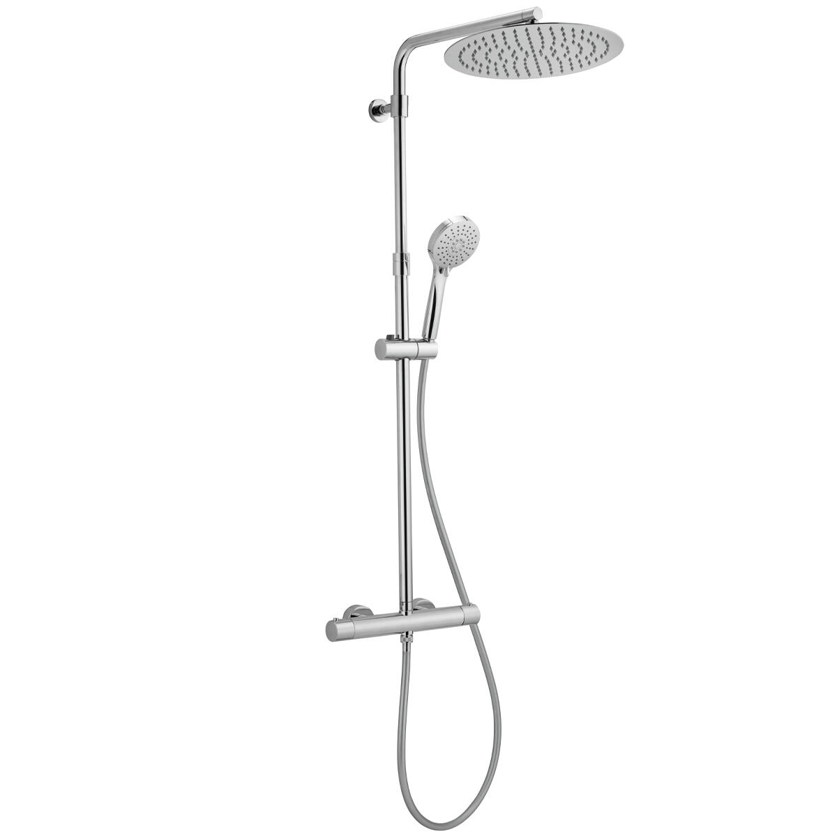 Colonna doccia con miscelatore Tayrona termostatico cromo - 8