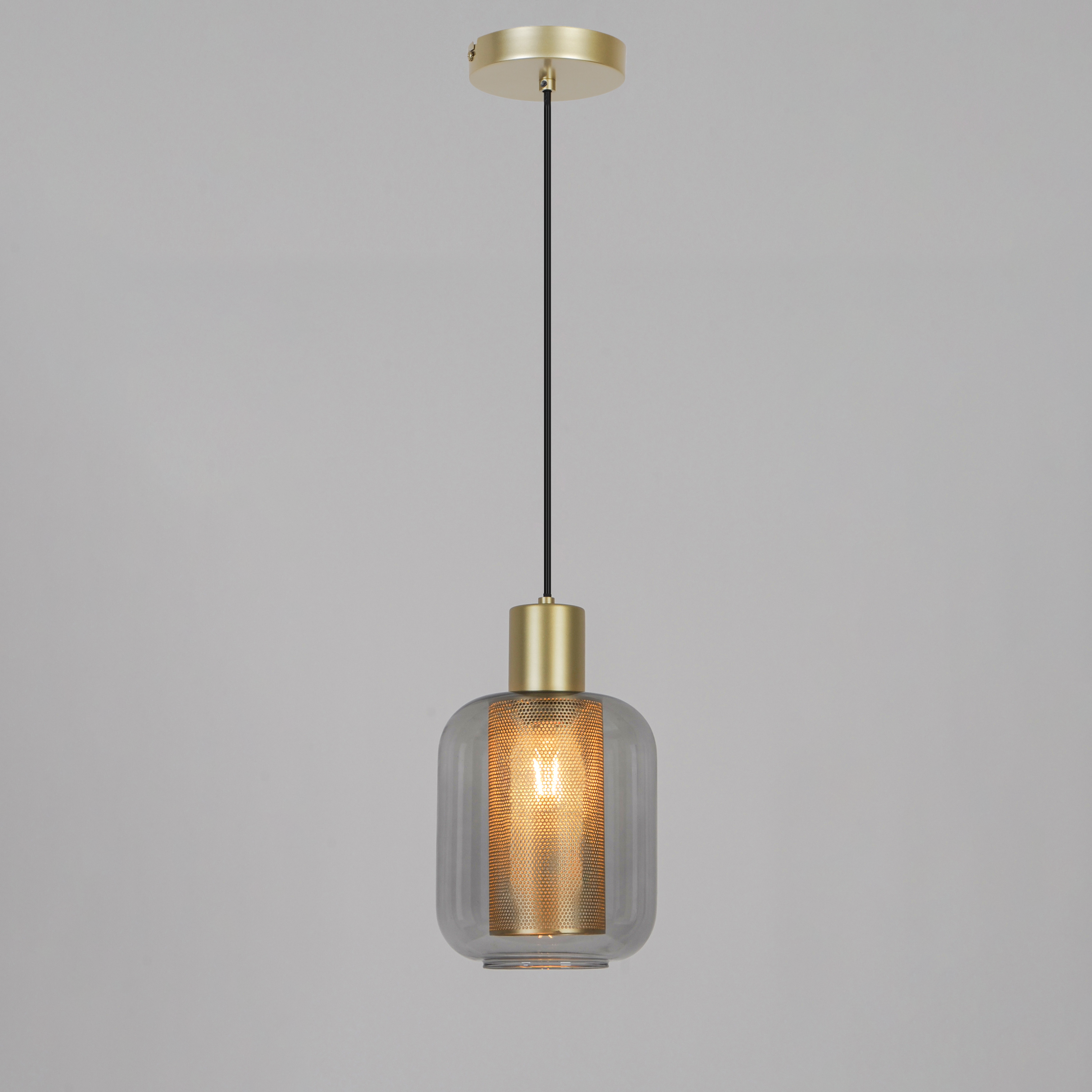 Lampa wisząca Courba mosiądz E27 Inspire - 9