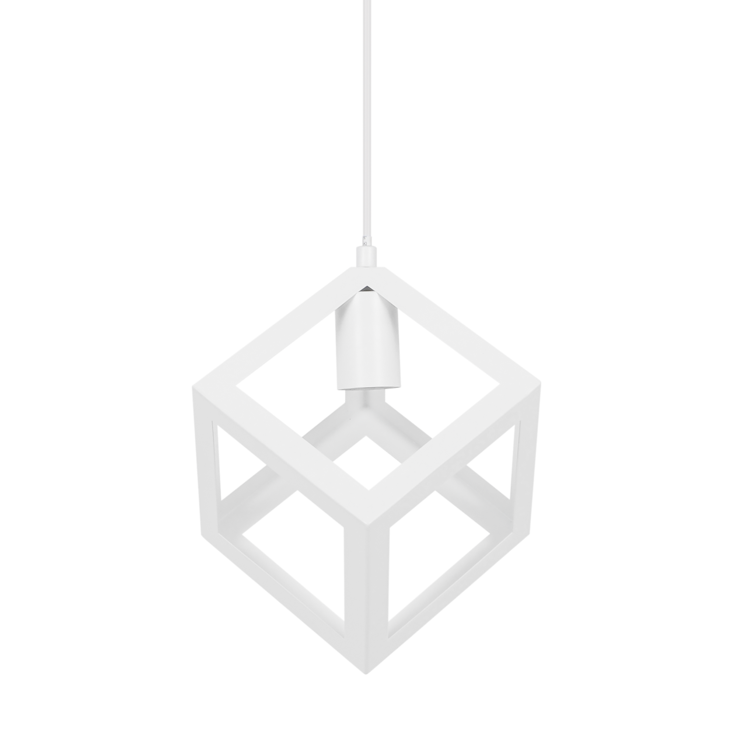 Lampa wisząca Plywood biała 3 x E27 Inspire - 3