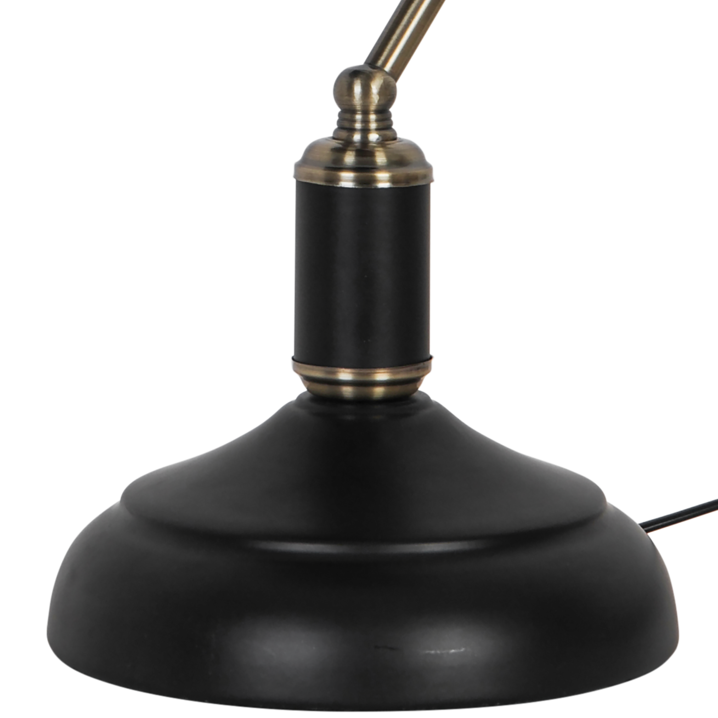 Lámpara de mesa compatible con casquillo E27 Anita INSPIRE con estructura hierro negro pantalla negra de hierro alimentación a red - 5