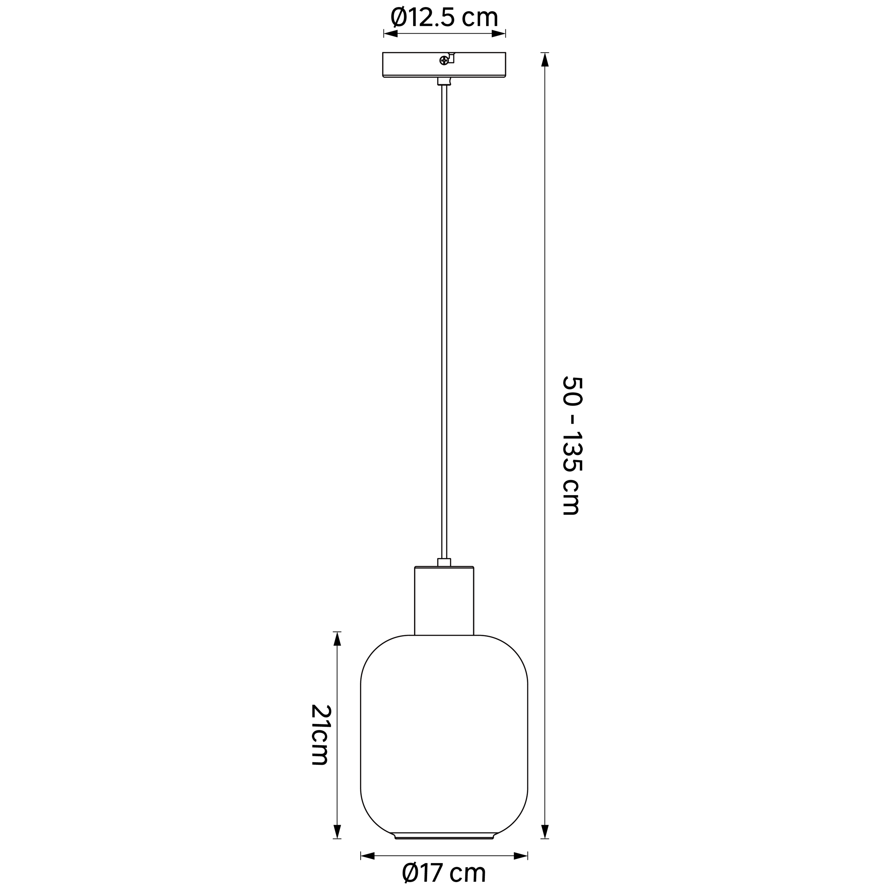 Lampa wisząca Courba mosiądz E27 Inspire - 8