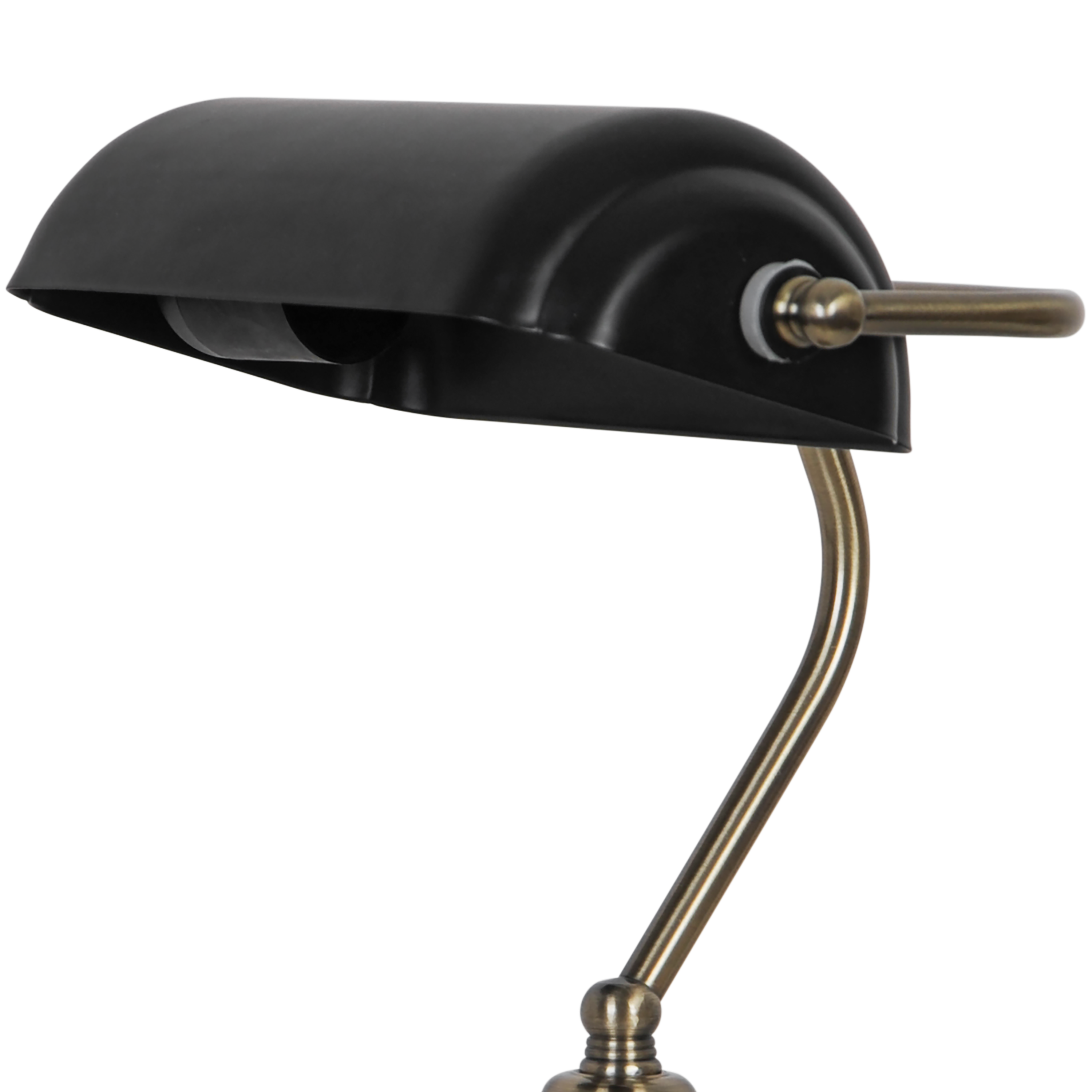 Lámpara de mesa compatible con casquillo E27 Anita INSPIRE con estructura hierro negro pantalla negra de hierro alimentación a red - 6