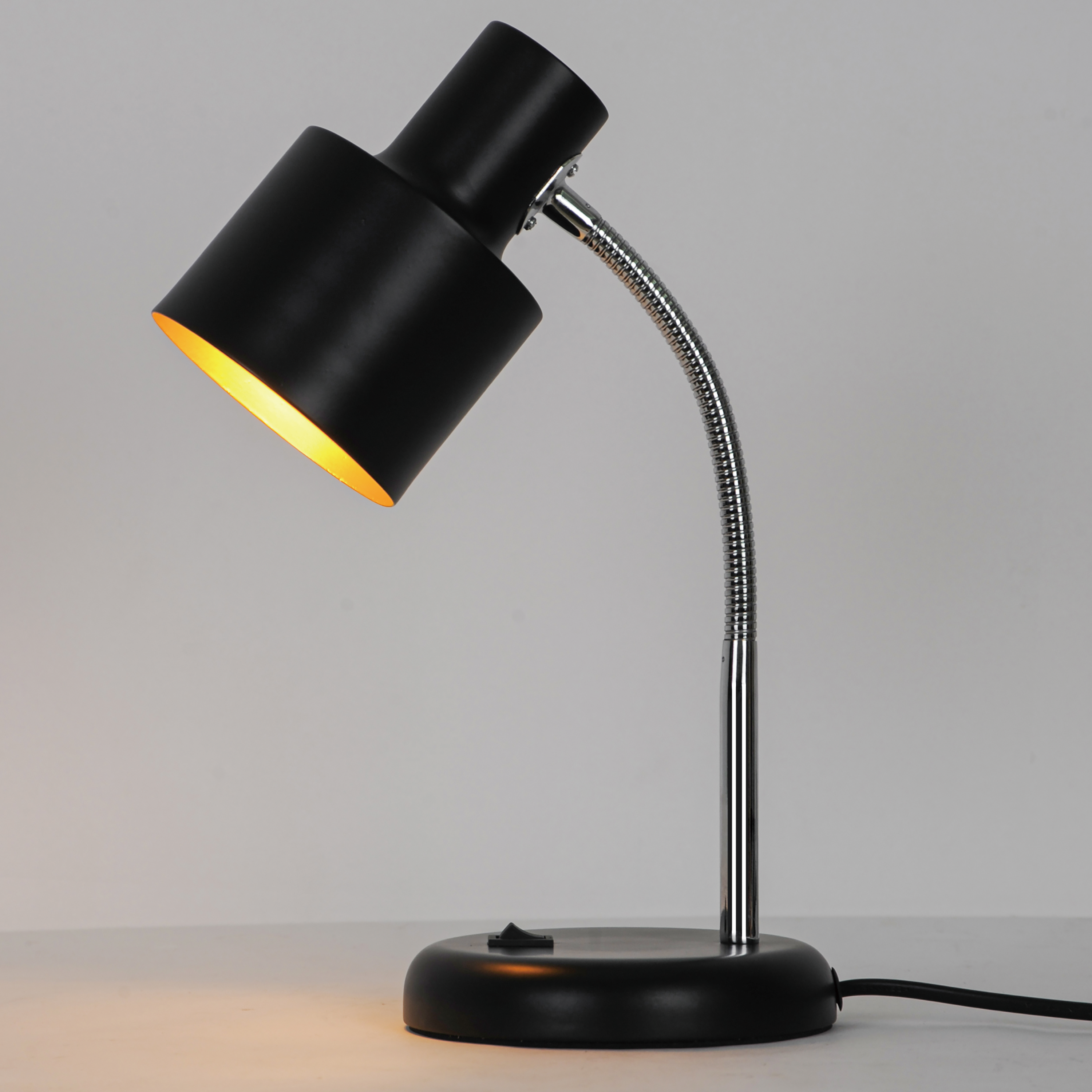 Lampka biurkowa Poucet czarna E27 Inspire - 6