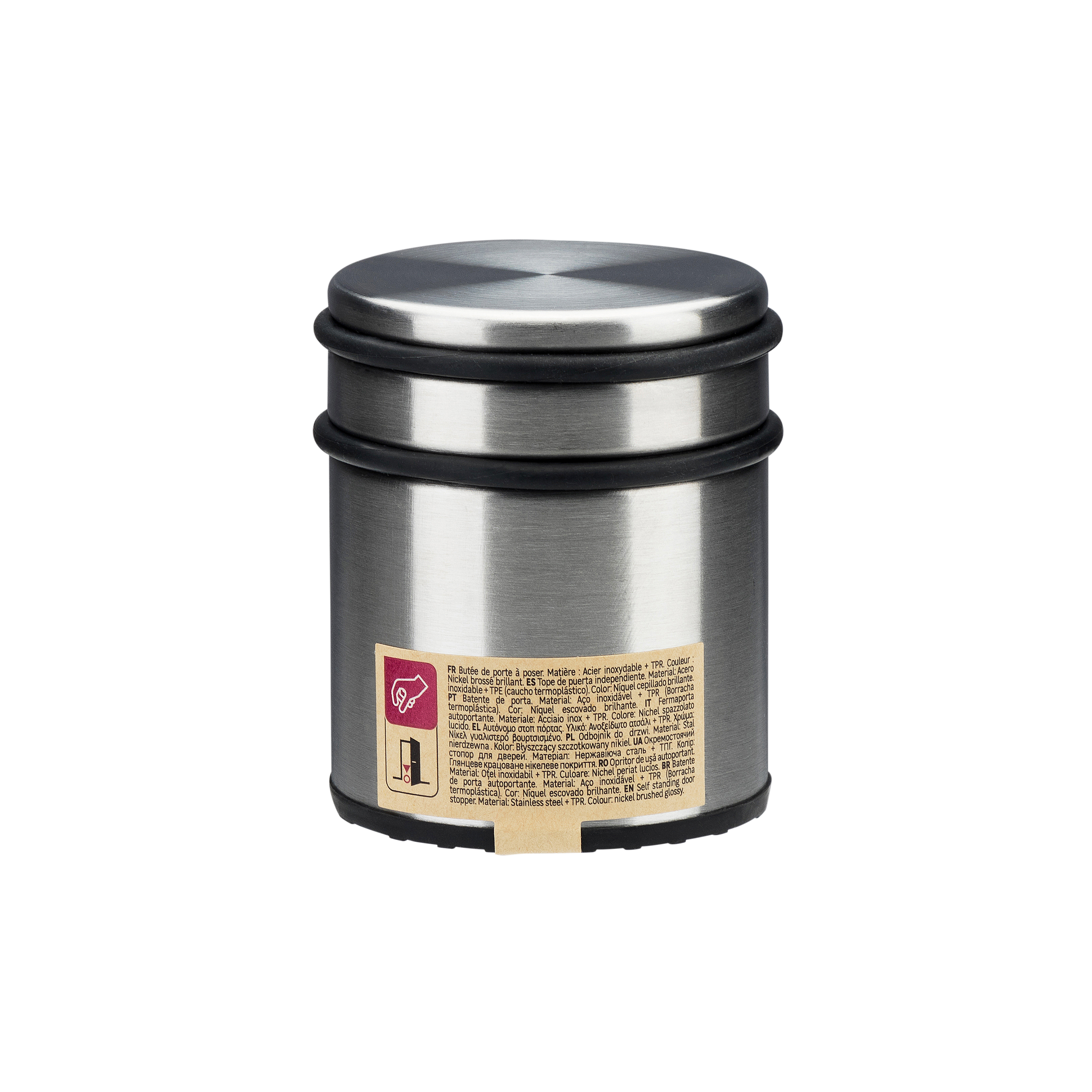 Batente bloqueador para porta anel duplo níquel ø7.2x8.1cm Inspire - 6