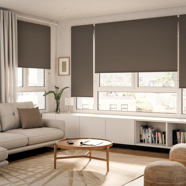 Estore de rolo blackout 180 x 190 cm mambo cinza Inspire