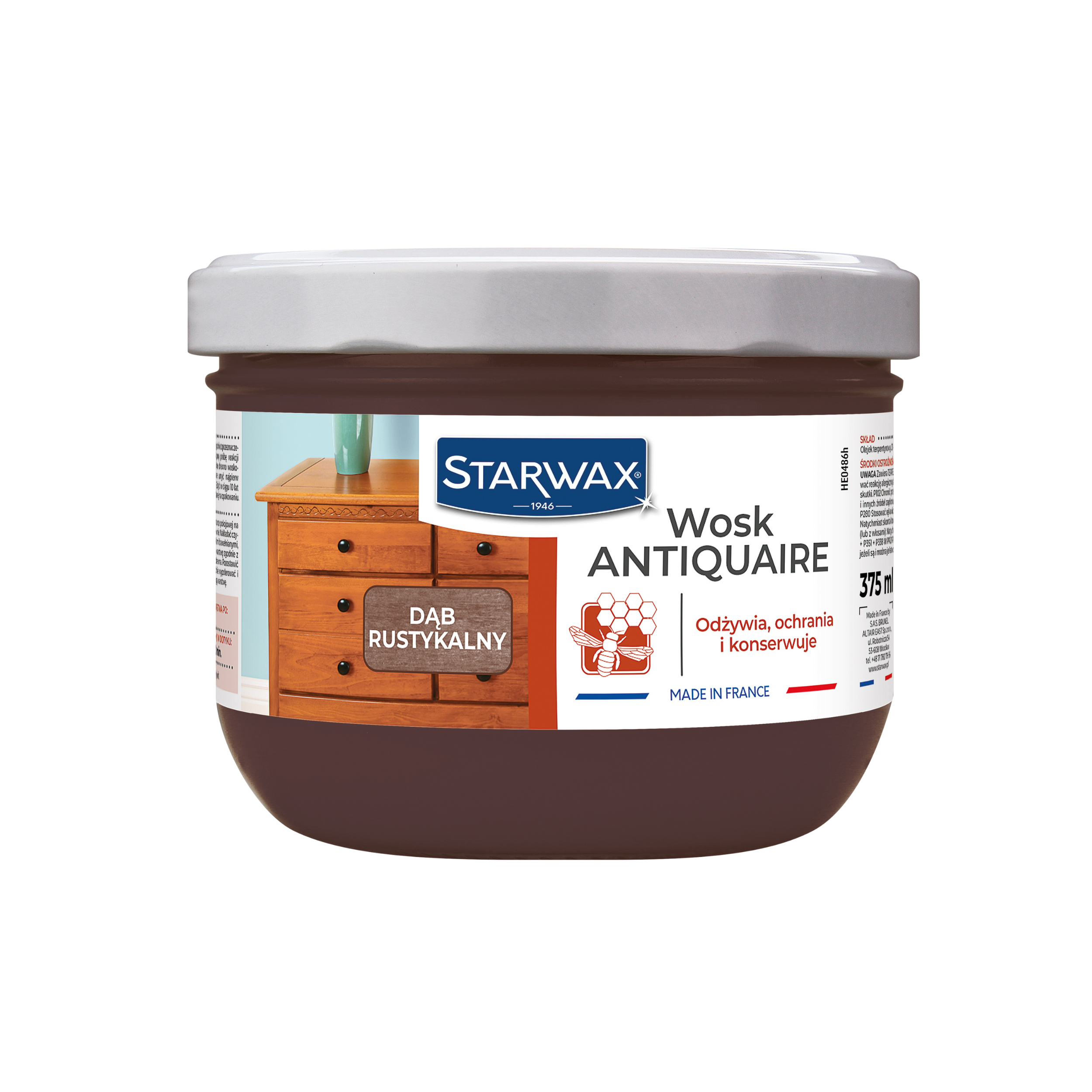 Wosk ANTIQUAIRE 375 ml Dąb rustykalny STARWAX