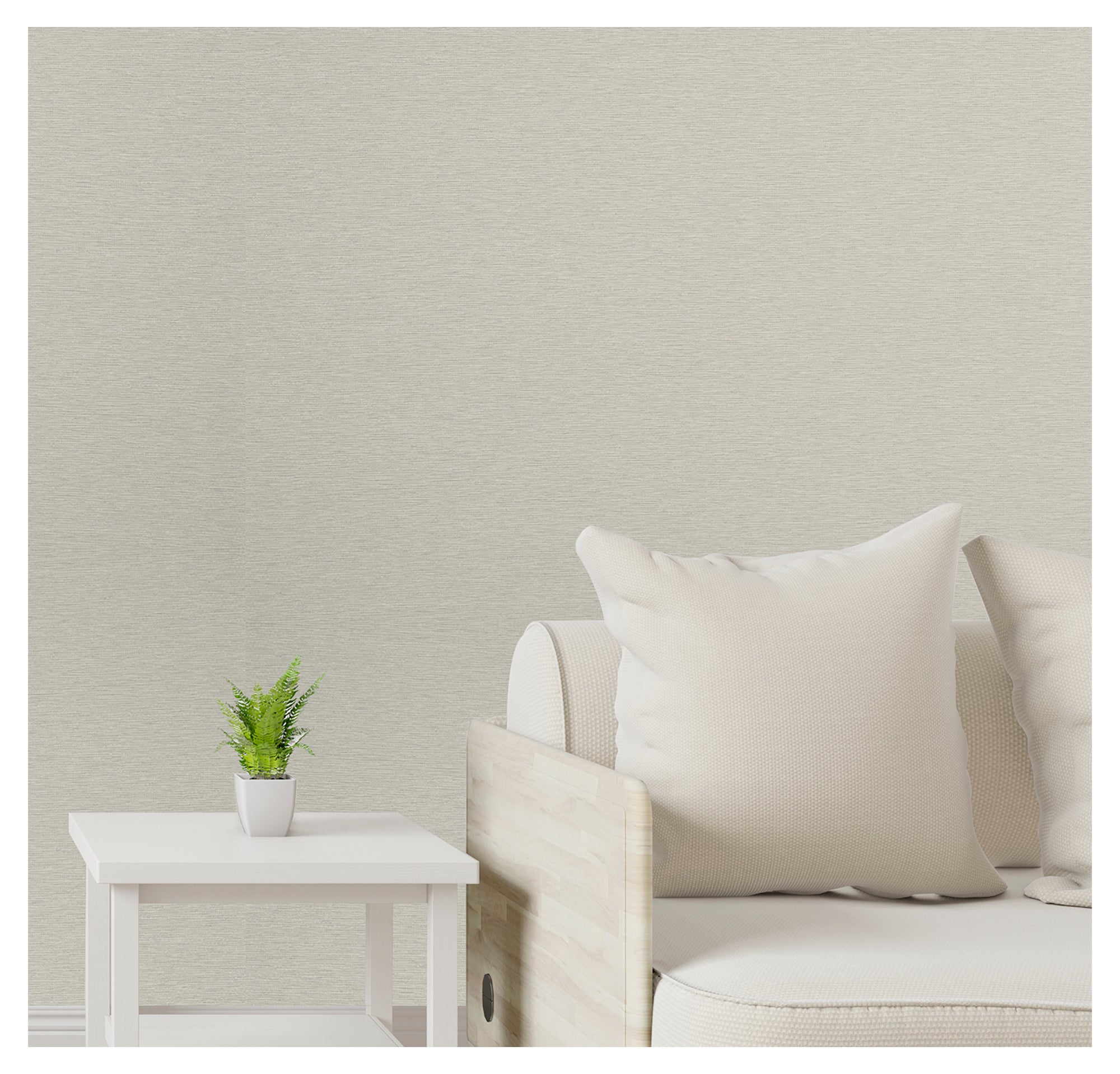 Papel pintado vinilo liso textura 44341-1 gris