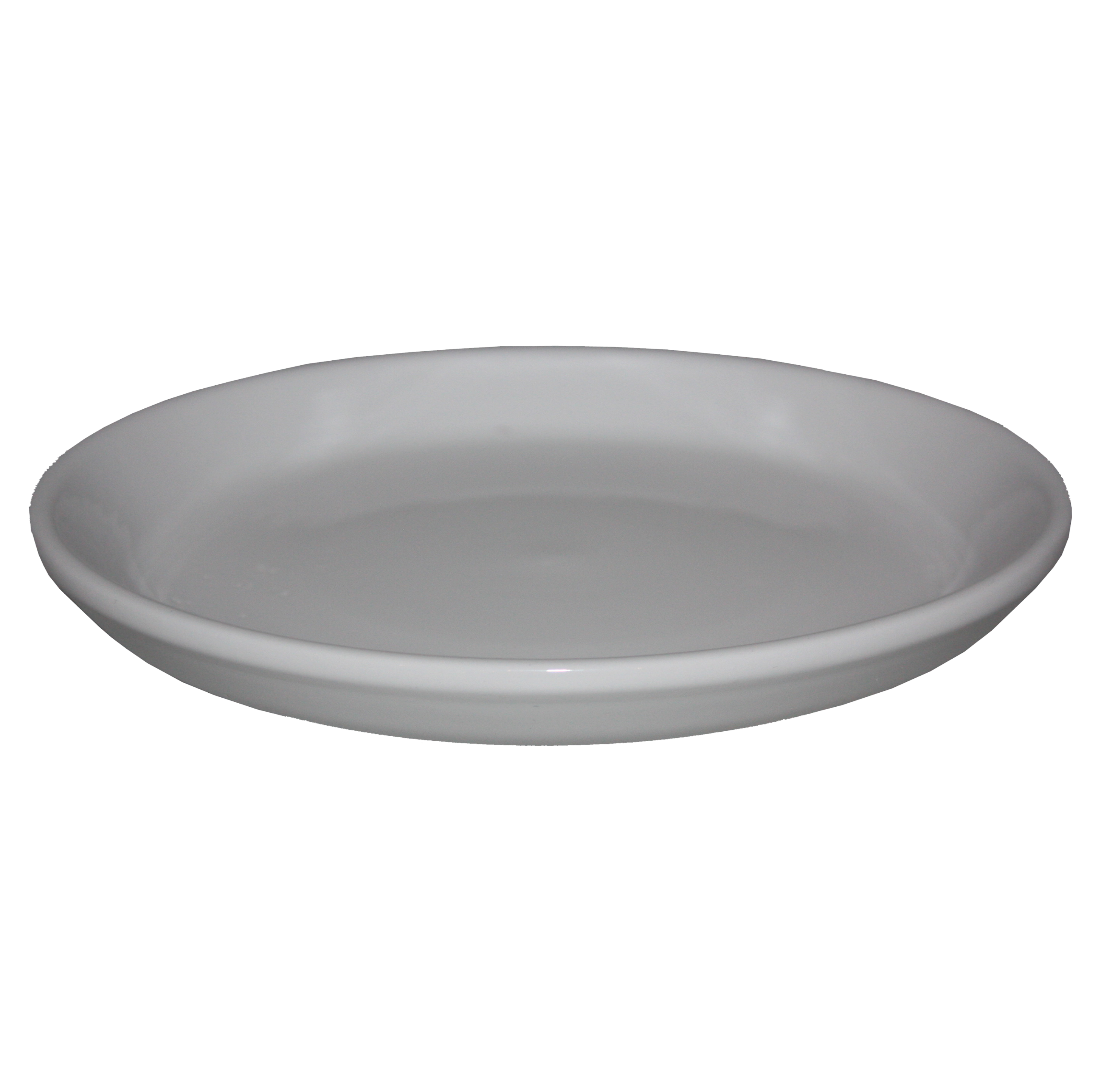 Podstawka ceramiczna Baryłka śr.11cm biała eko