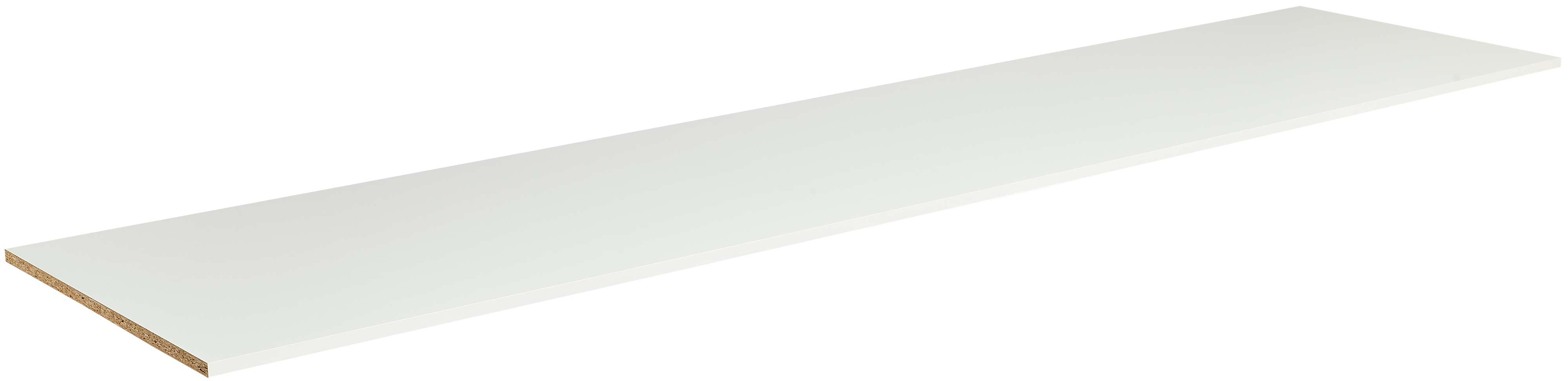 Półka ścienna meblowa biała 1.8x60x260 cm Floorpol - 2