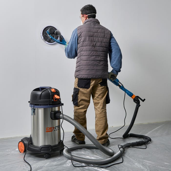 Przewodowa szlifierka do Gipsu 710 W + Papier ścierny 225 mm Dexter