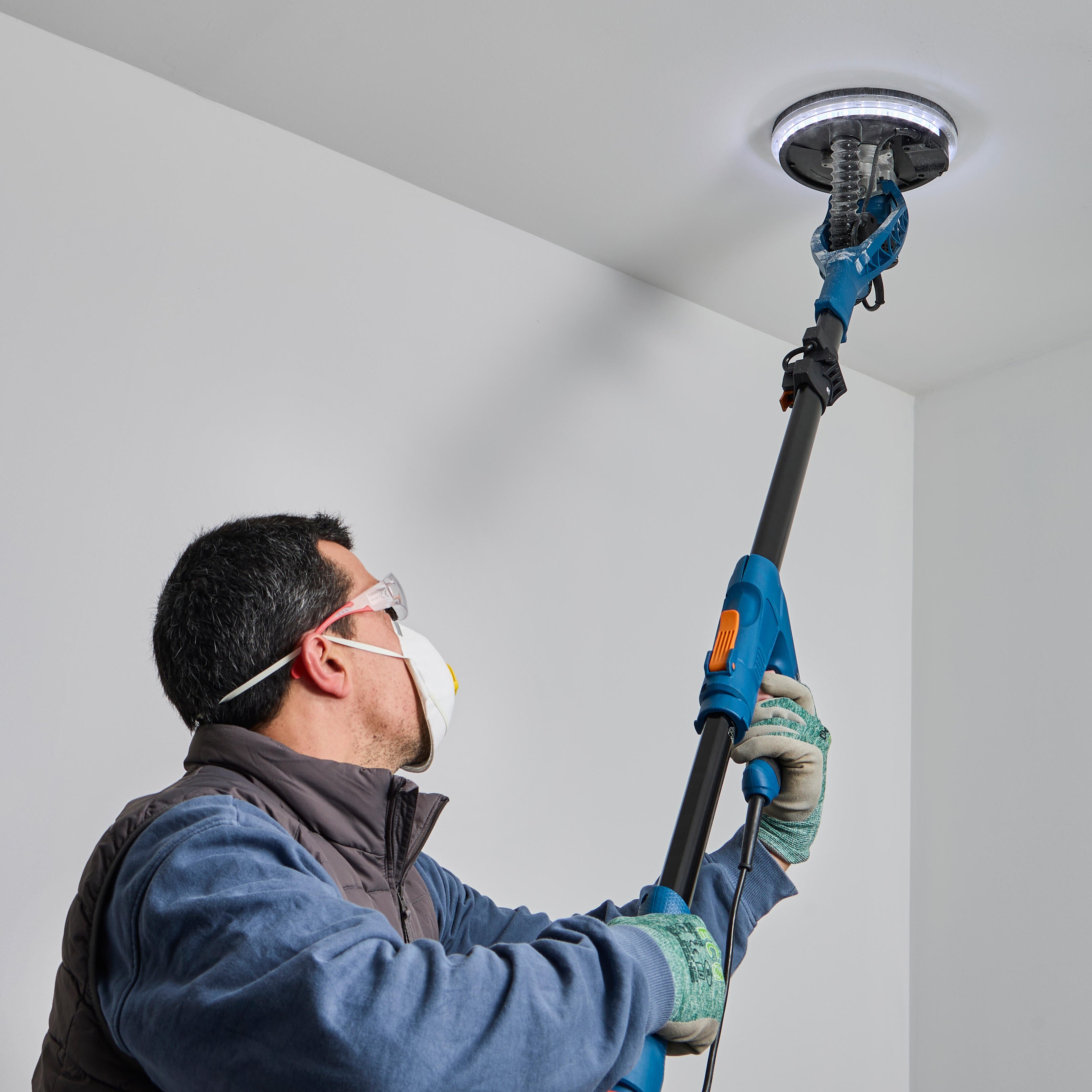 Przewodowa szlifierka do Gipsu 710 W + Papier ścierny 225 mm Dexter - 5