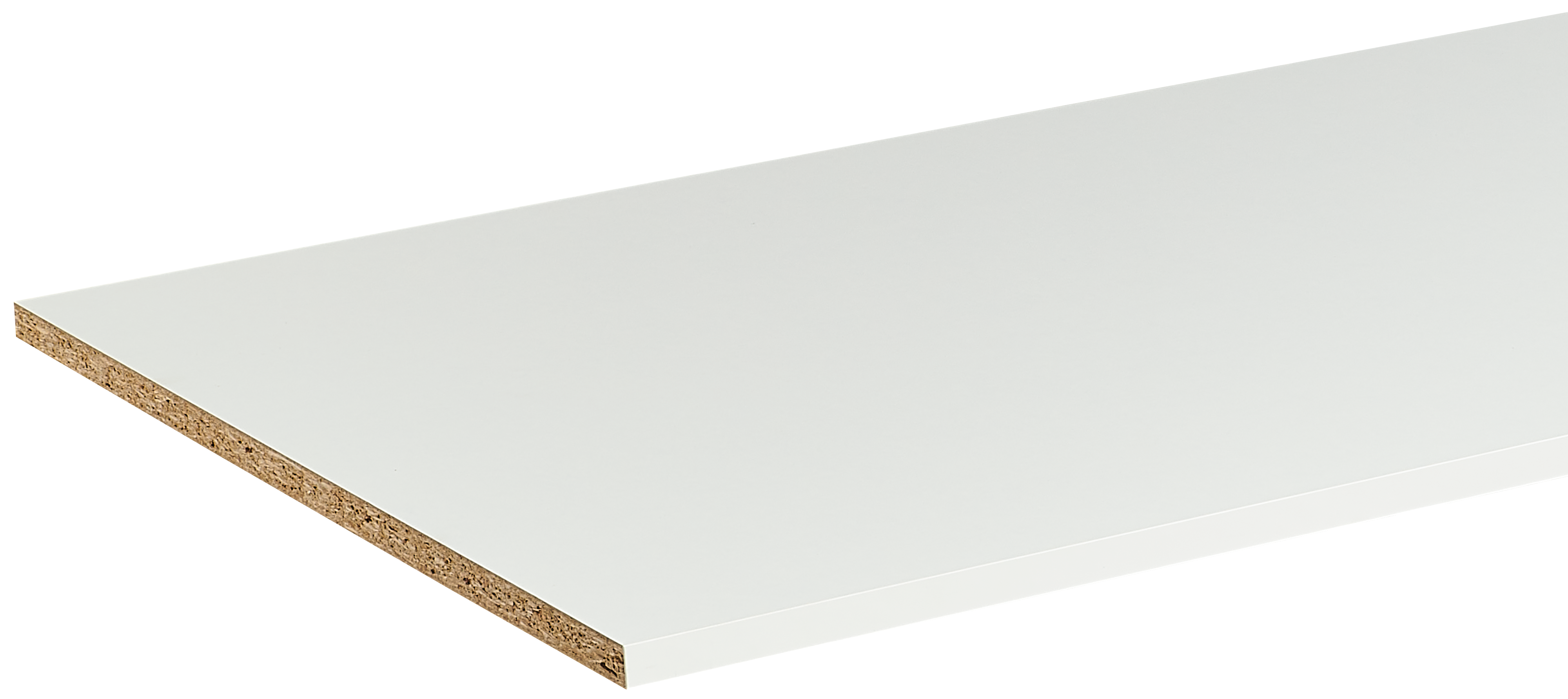 Półka ścienna meblowa biała 1.8x60x260 cm Floorpol - 3