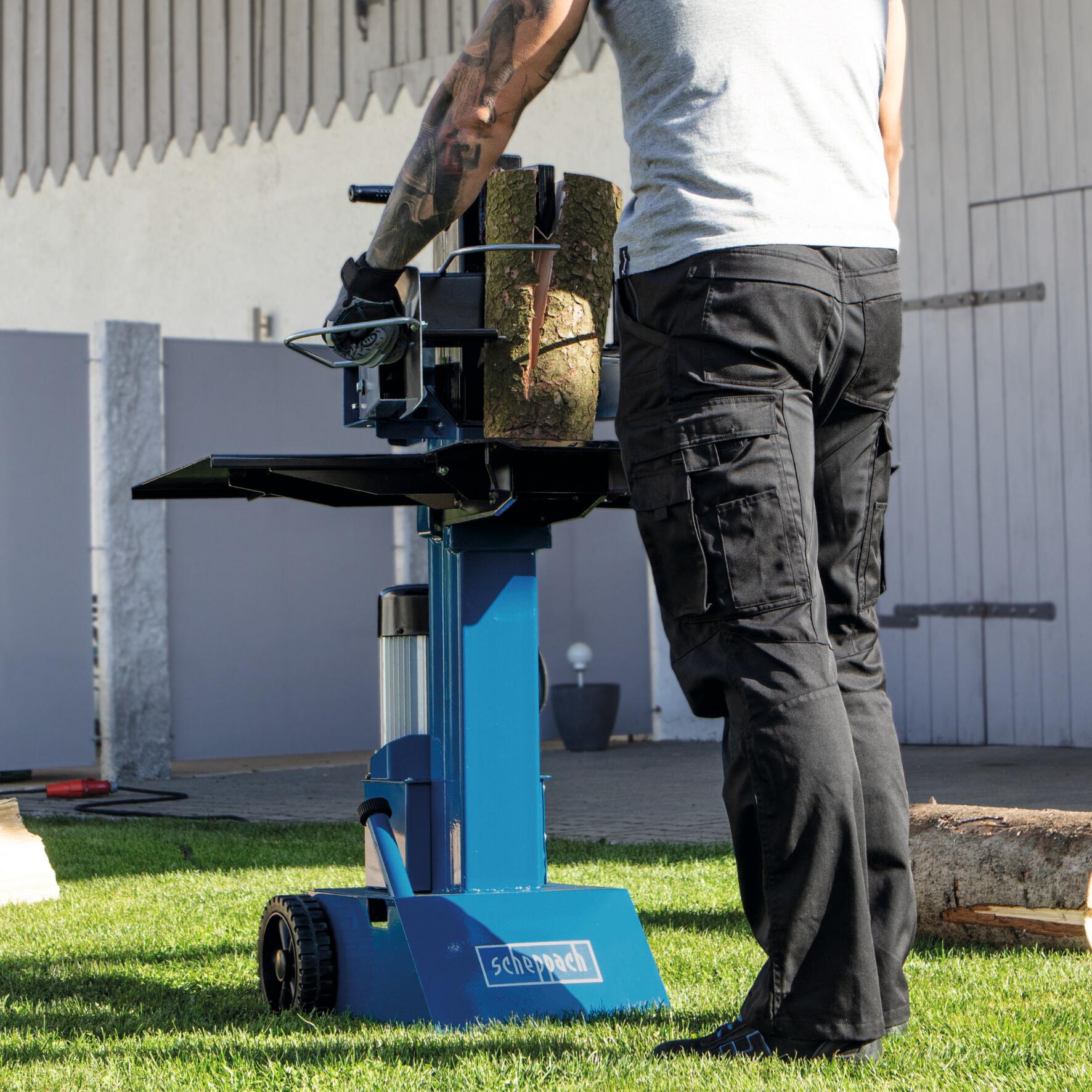Fendeur de bûches électrique SCHEPPACH Hl810, 3000 W - 3