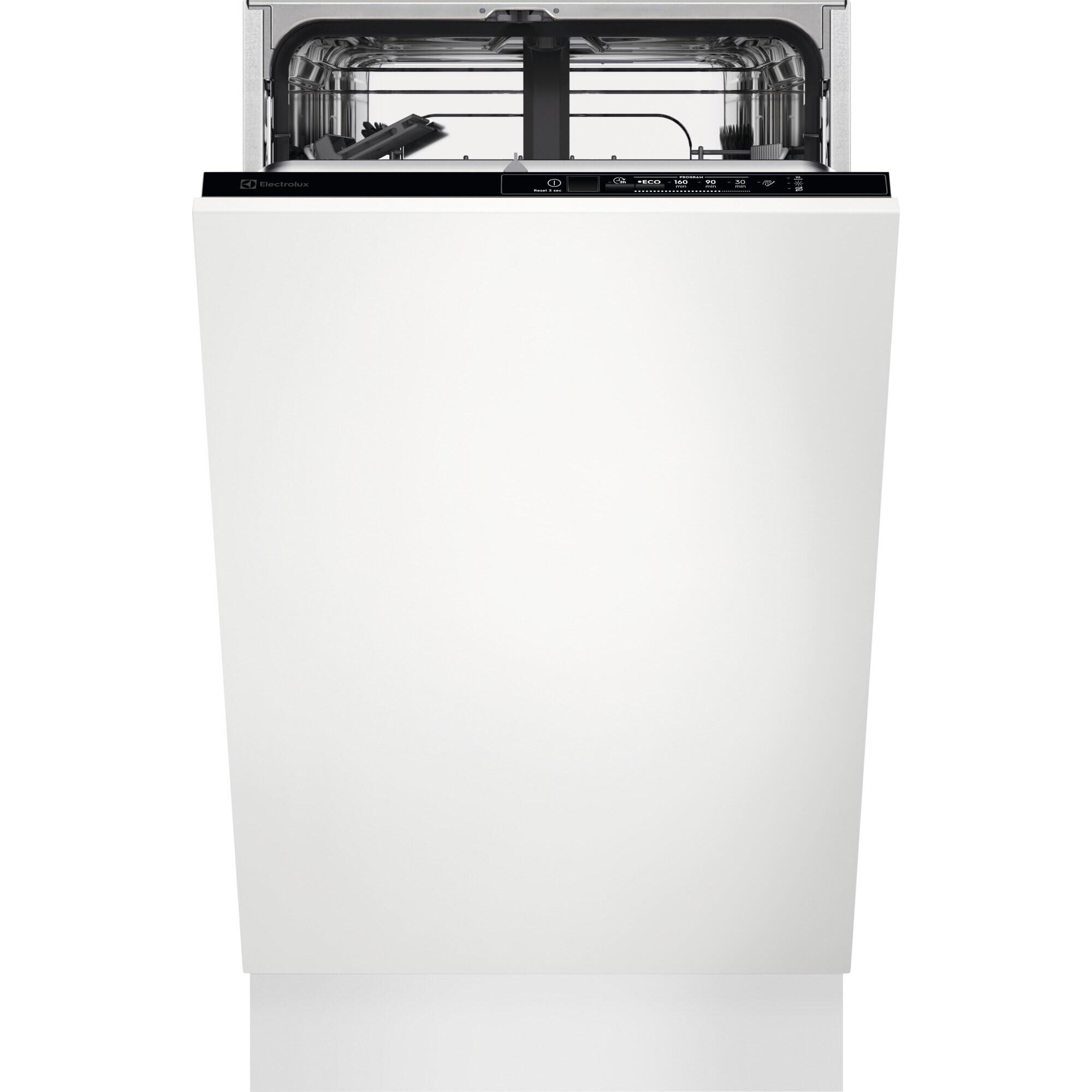 lavavajillas integrable electrolux eea71210l 9 cubiertos 5 programas con inicio diferido blanco 45cm clase f