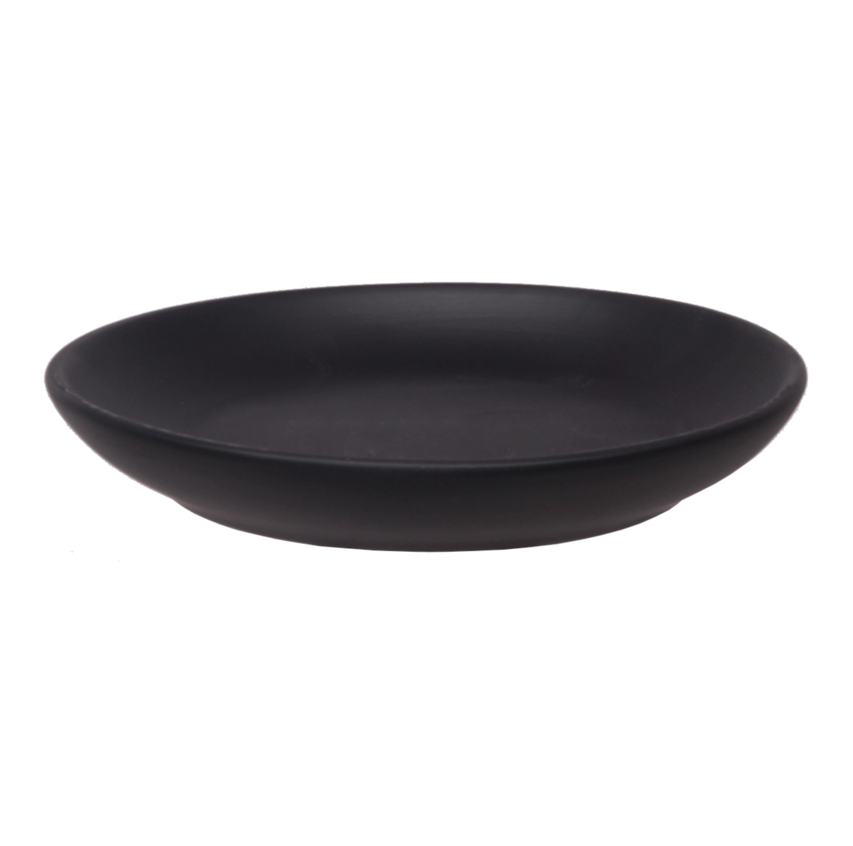 Podstawka ceramiczna Baryłka śr.13cm czarna eko