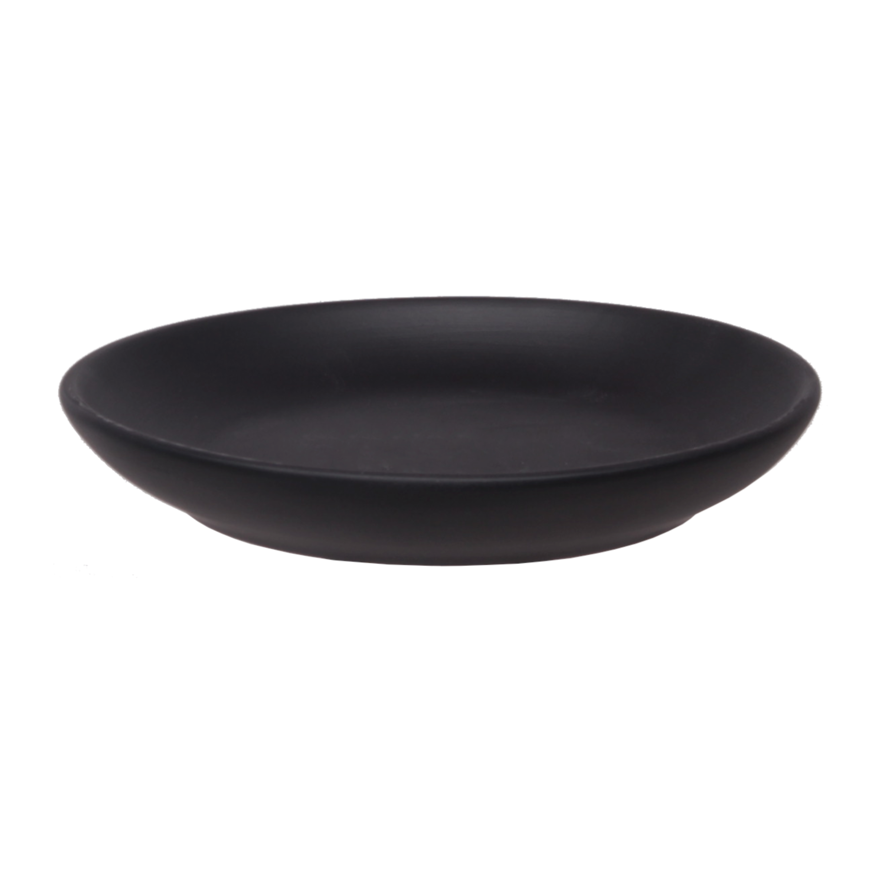 Podstawka ceramiczna Baryłka śr.11cm czarna eko