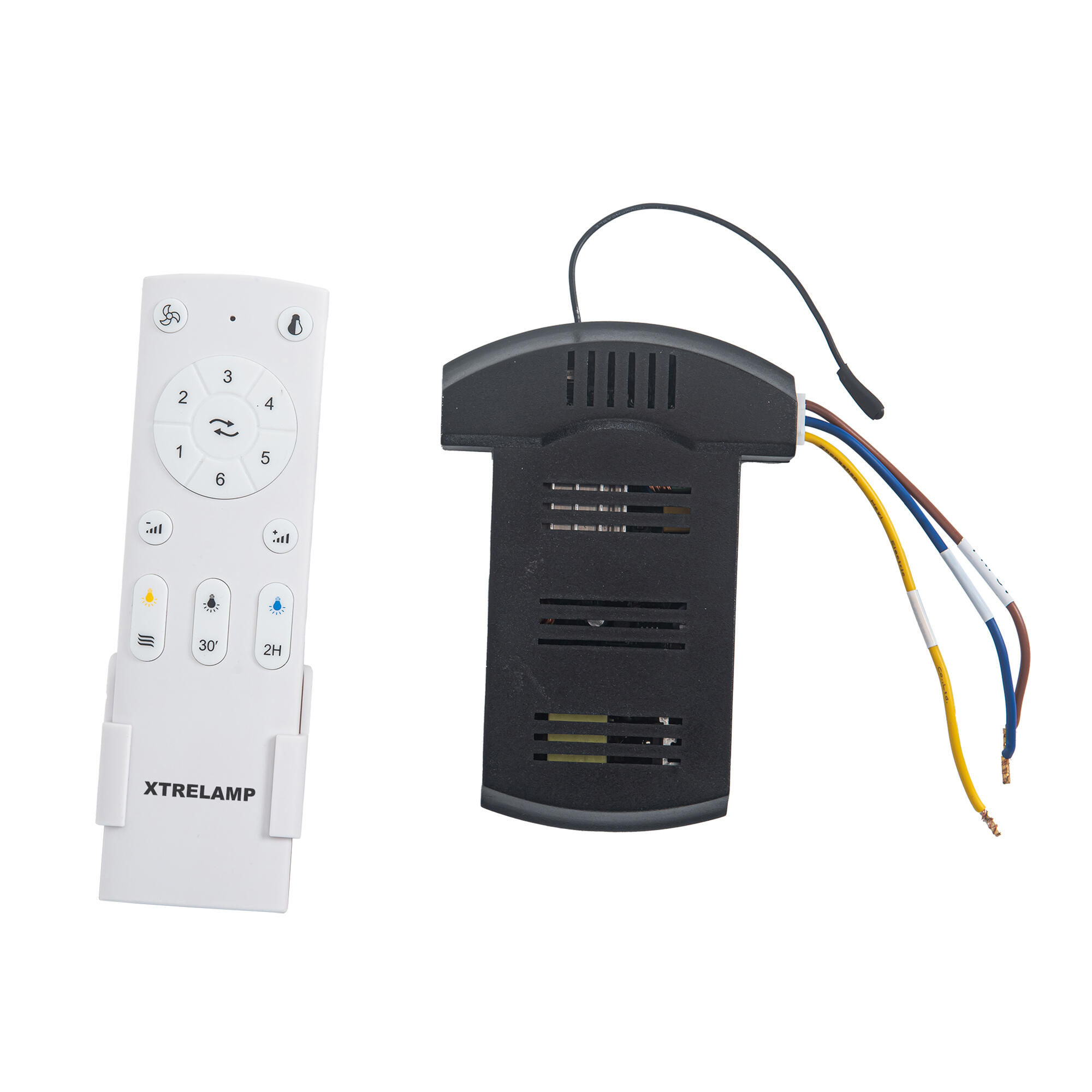 Ventilador de techo con luz motor DC Ragnar níquel 132 cm - 12