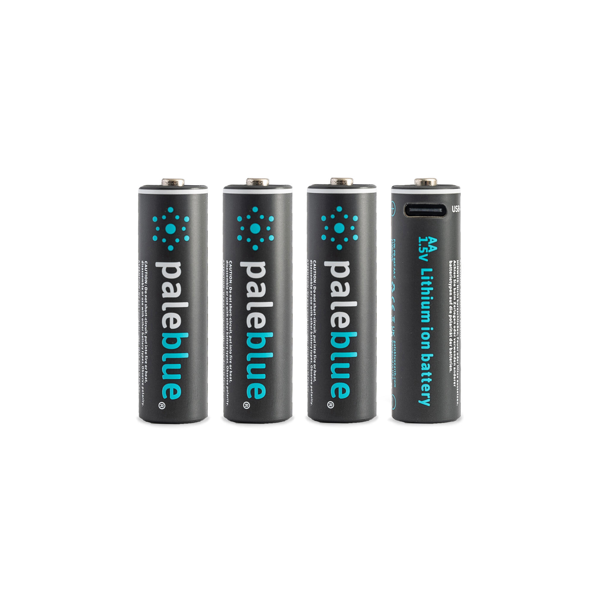 Lot de 4 piles rechargeable LR06, PALE BLUE - 5