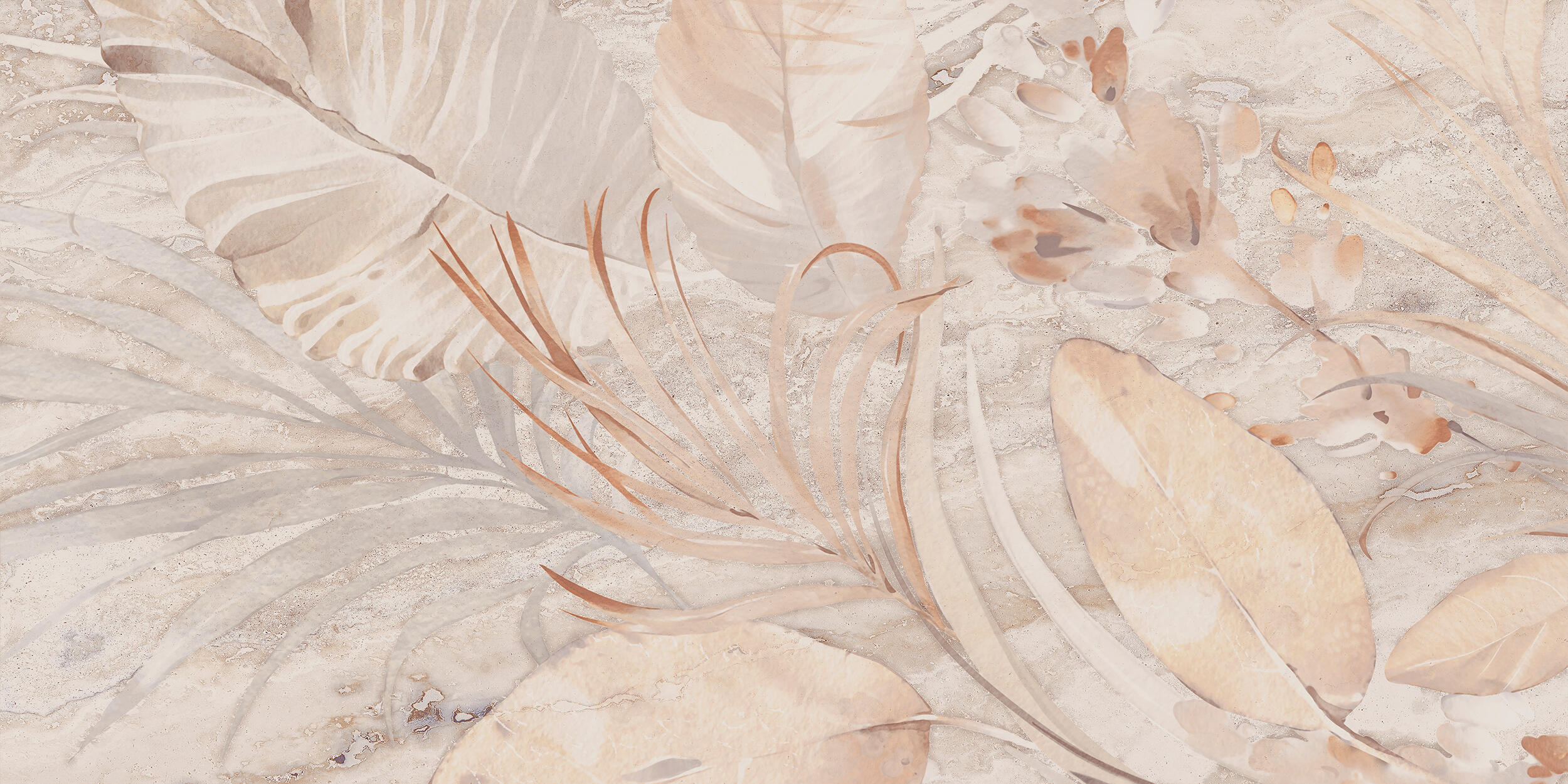 Azulejo porcelánico Ng Lombardia efecto papel pintado ivory deco 120x60 ...