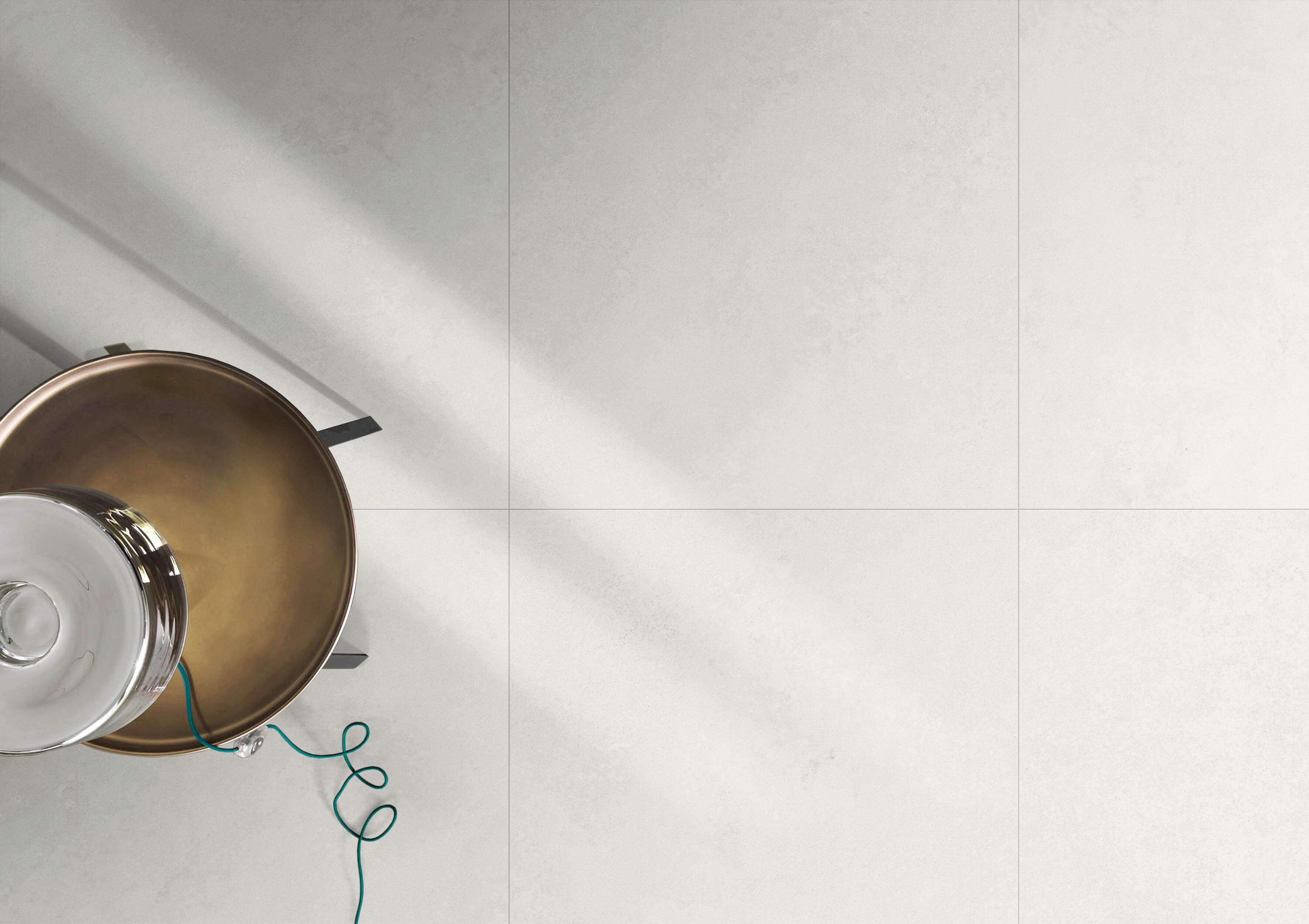 Suelo porcelánico ng badir efecto cemento blanco 60x60 cm c2