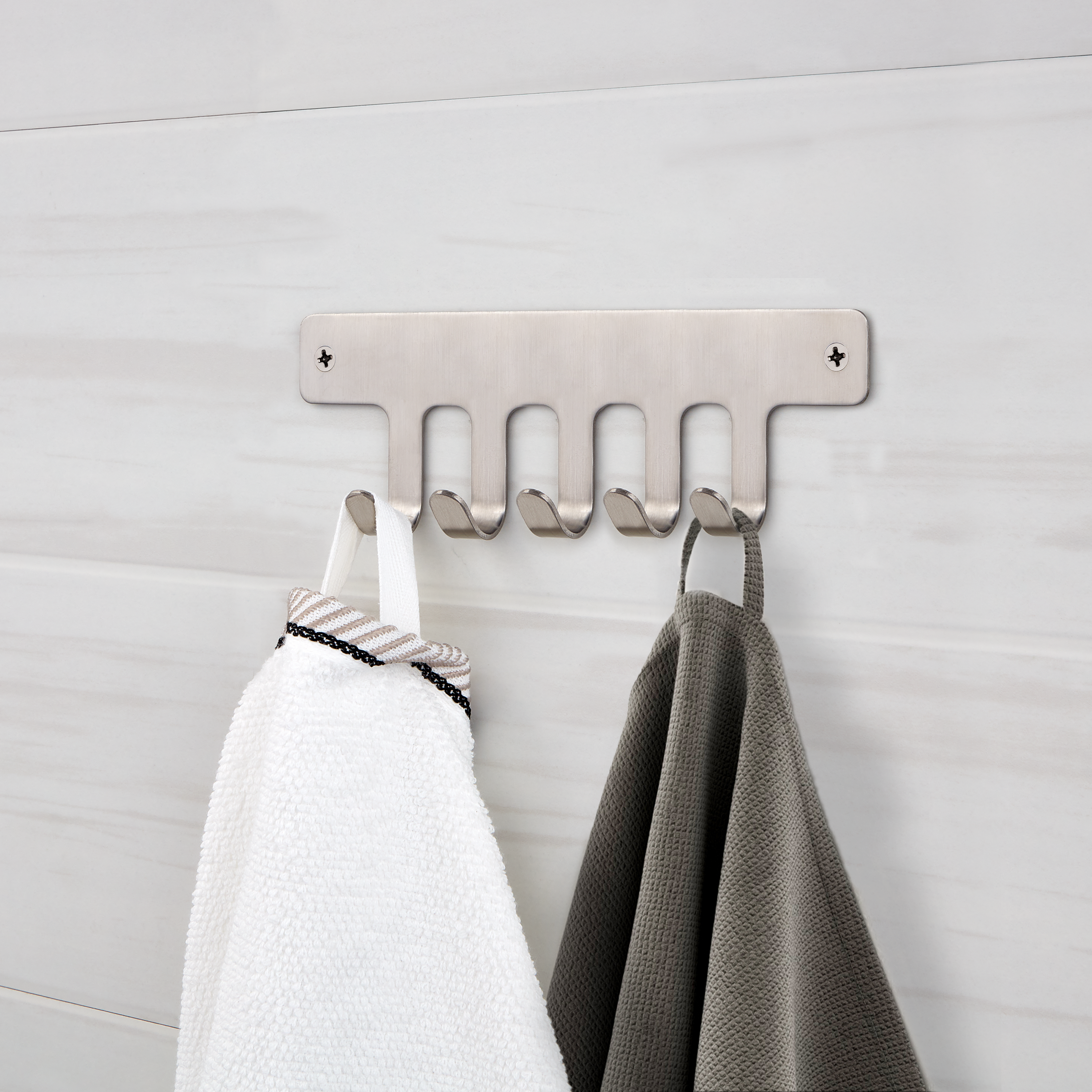 Portemanteau à visser blanc Loft - 2