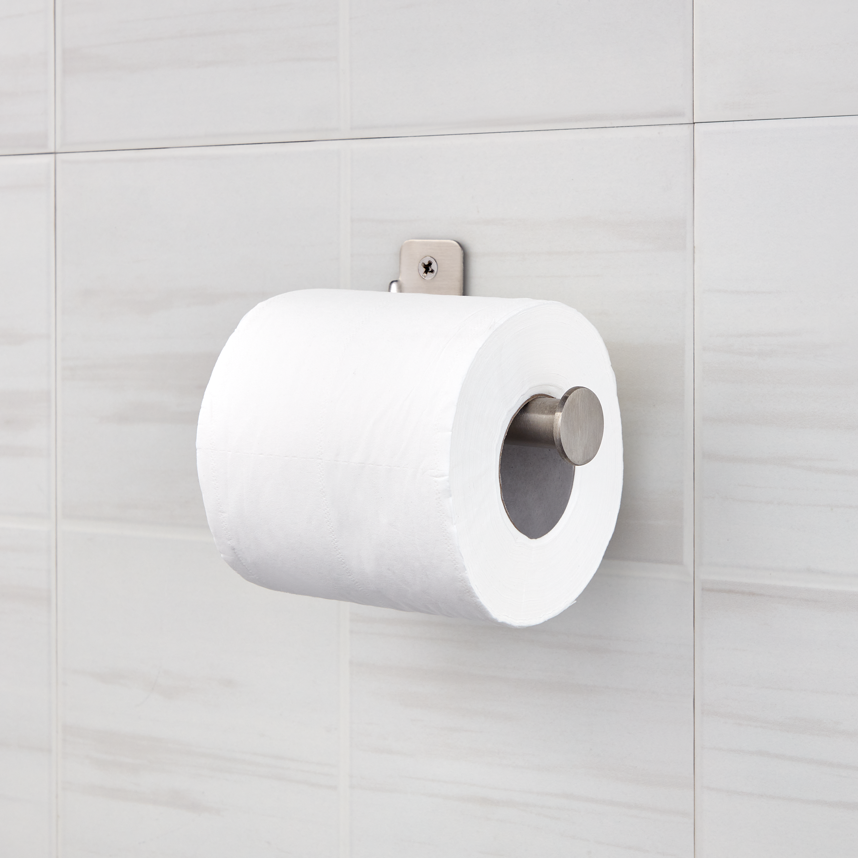 Porta-rolos sem tampa cromado mate Mia - 4