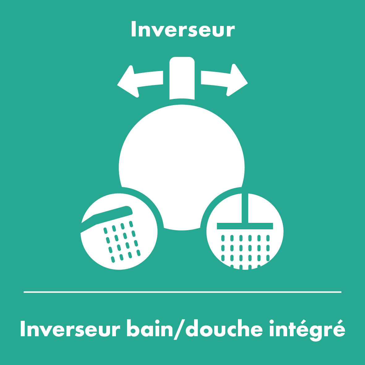 Inverseur bain douche intégré - 4