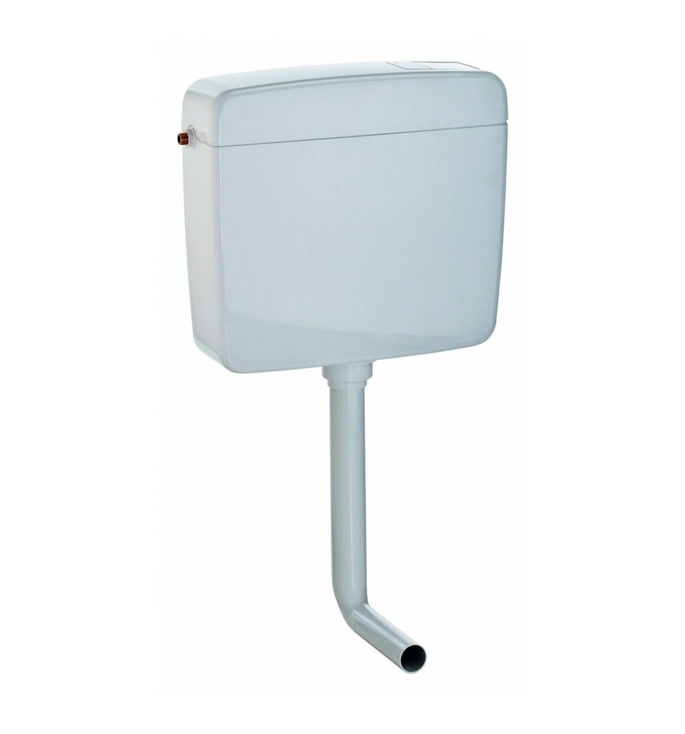 Cassetta WC Esterna Con Tasto Economizzatore - Bianca, 44x33cm, Scarico 6/9 Litri, Per Installazione Alta/Bassa - Foto 3