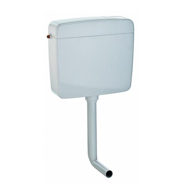 Cassetta WC Esterna Con Tasto Economizzatore - Bianca, 44x33cm, Scarico 6/9 Litri, Per Installazione Alta/Bassa - Foto 3