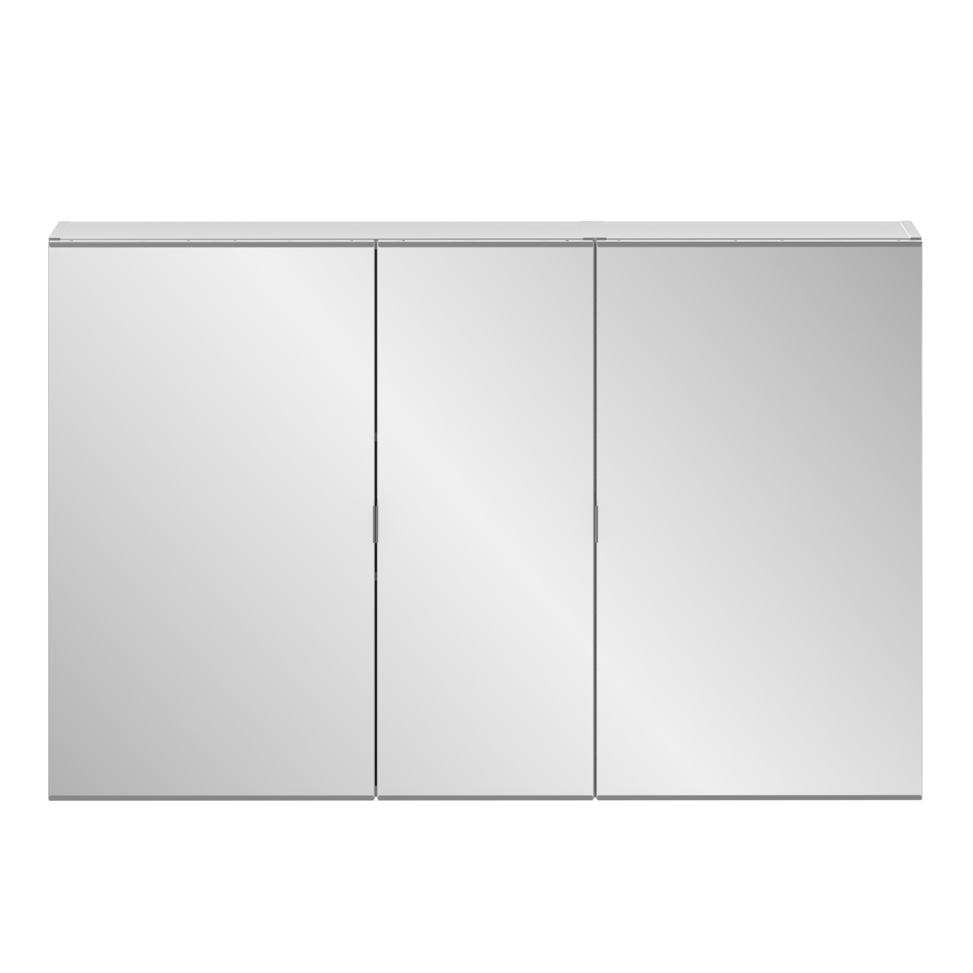 Armoire de toilette Remix, l.120 cm H.77 cm, SENSEA, chromé - 3