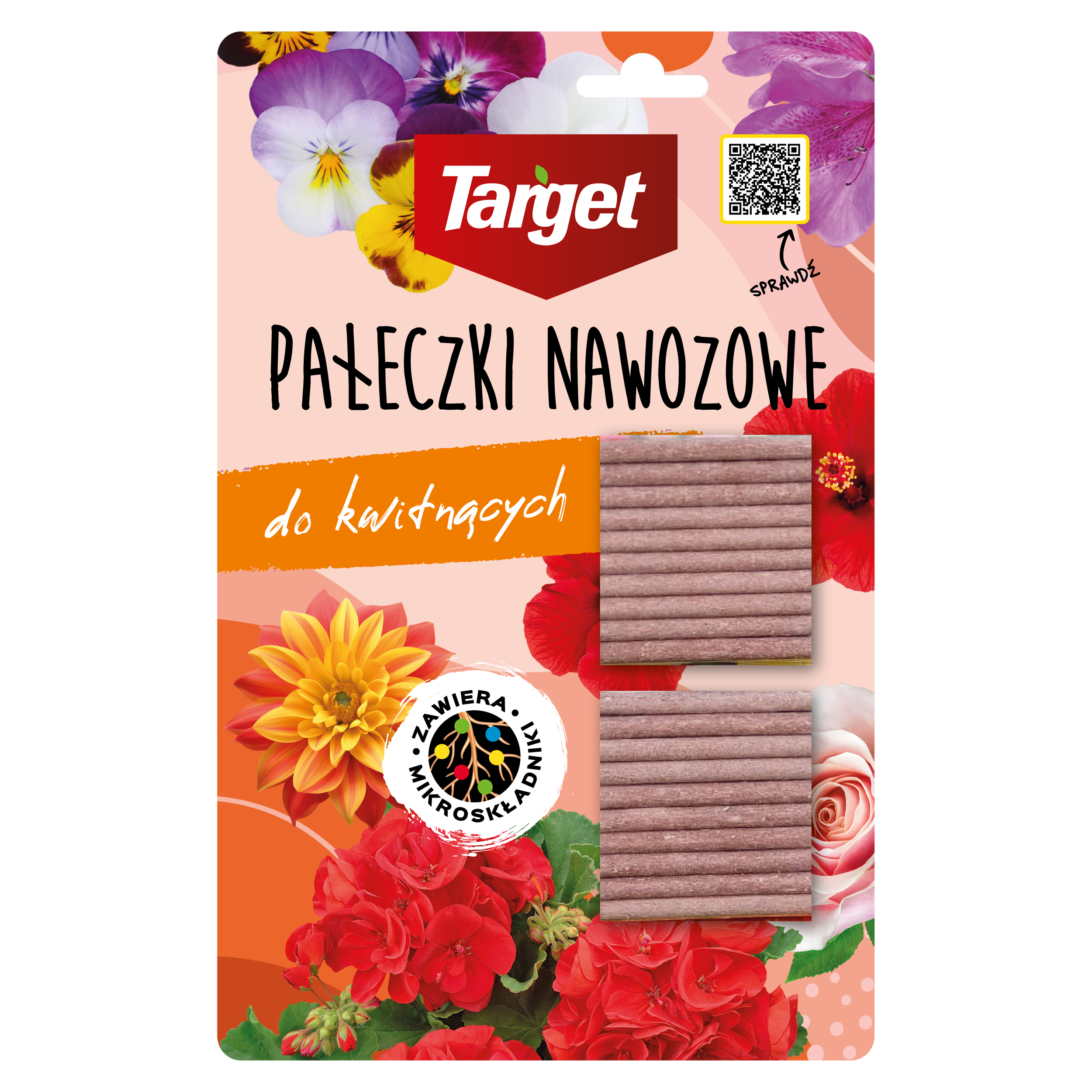 Nawóz do roślin kwitnących pałeczki 40szt. Target