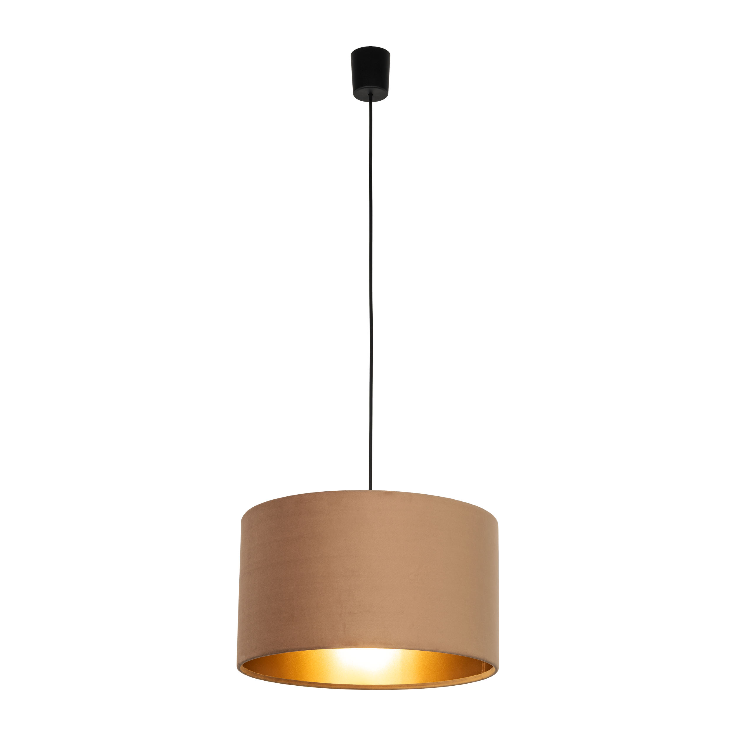 Lampa wisząca Tercio beżowa E27 Tk Lighting - 2