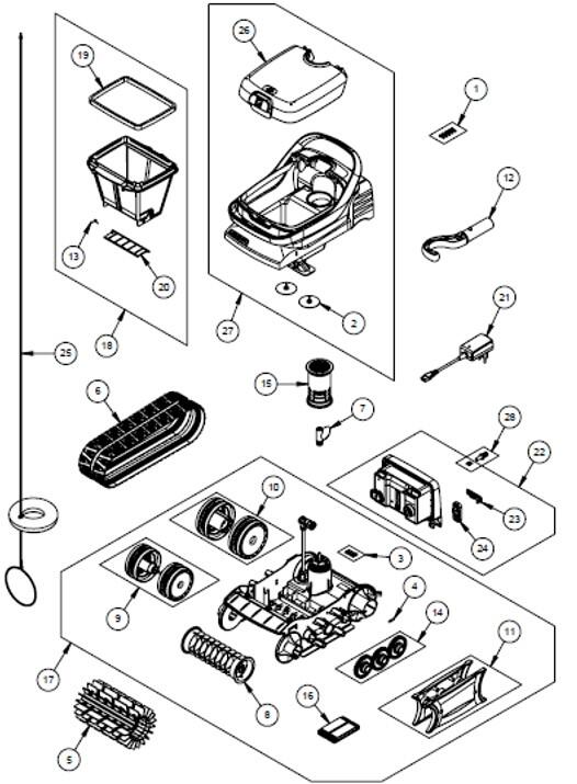 Robot de piscine batterie PIXEL ZODIAC - 15