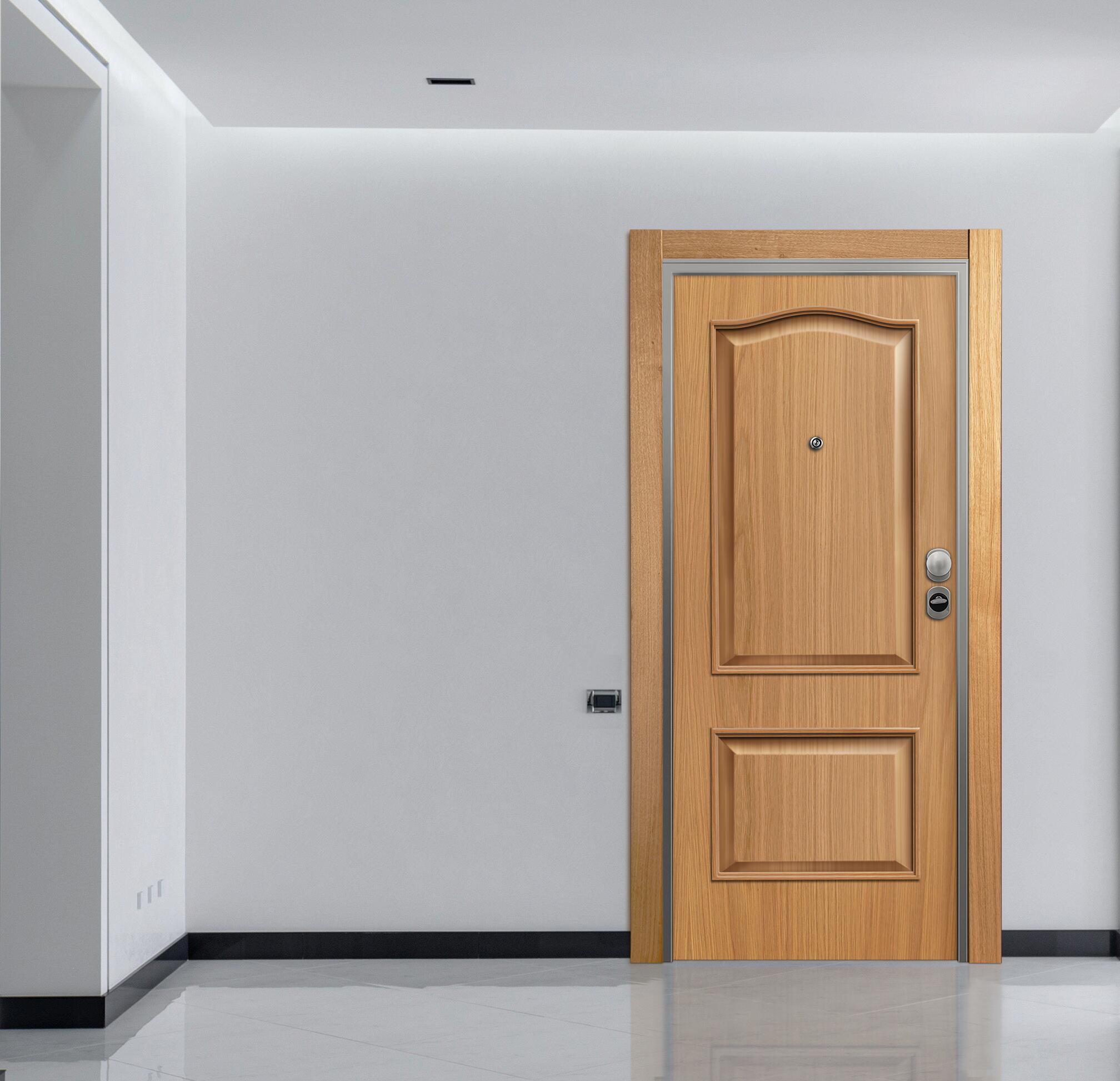 Puerta entrada acorazada omega provenzal roble/noruega roble izda 206x92cm