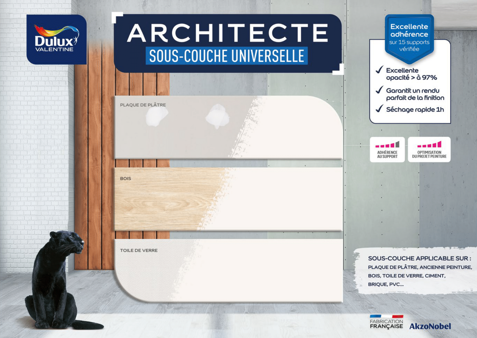 Sous-couche universelle Architecte DULUX VALENTINE 10L+20% gratuit - 2
