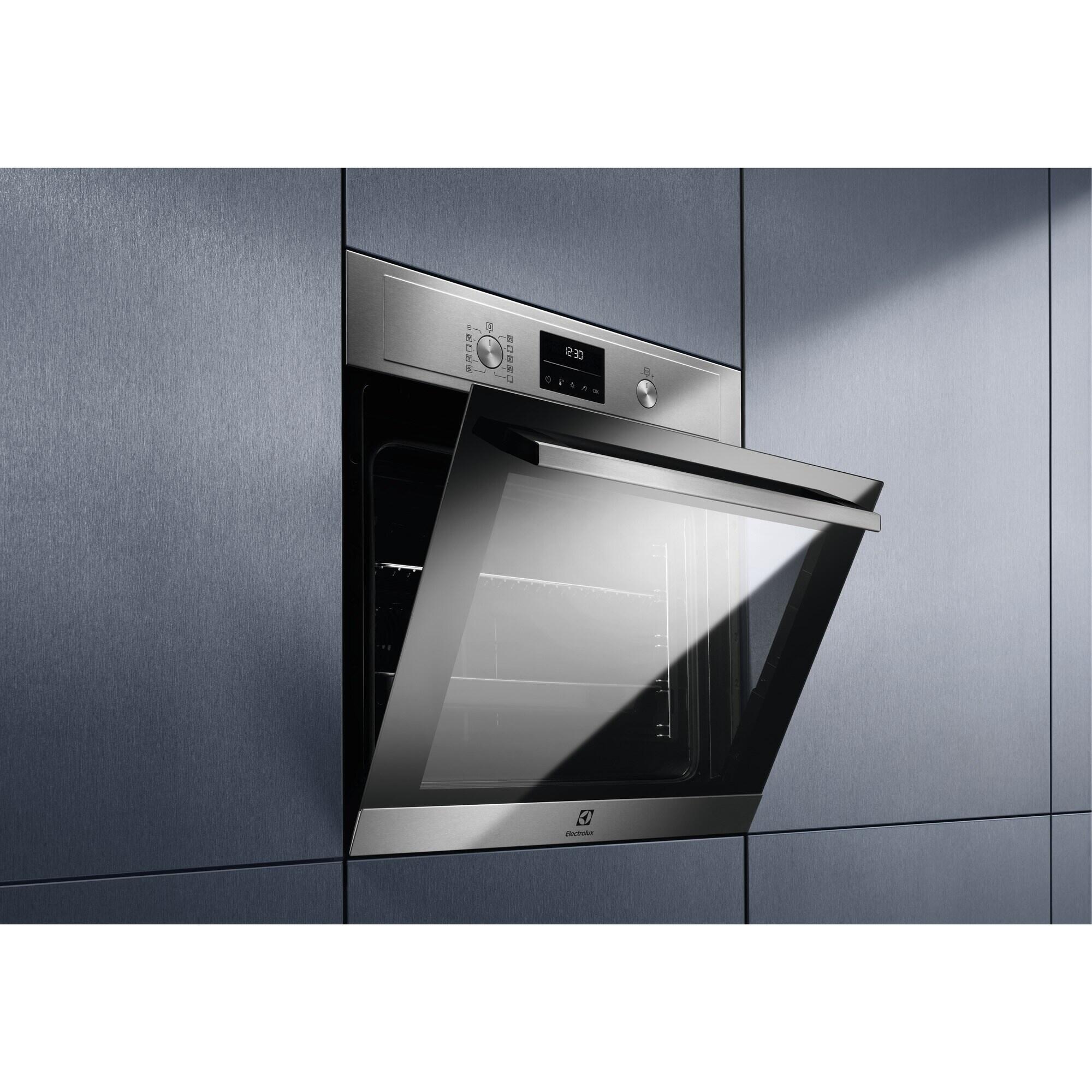 Forno de encastrar multifunções 59.4 x 56 x  59 cm cinza Electrolux EOH4P46BX - 2