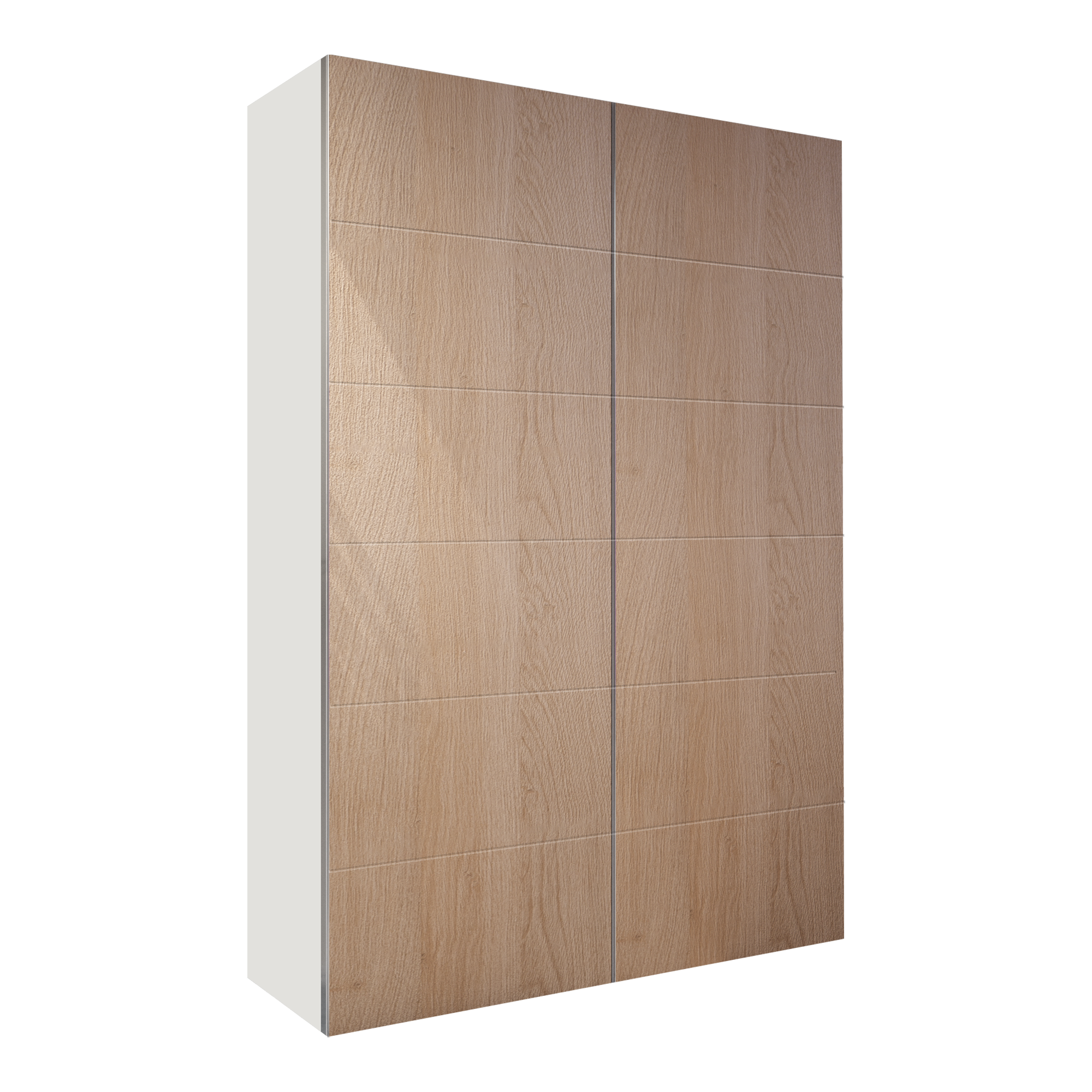 Armario ropero puerta corredera spaceo home lucerna blanco 120x240x60cm