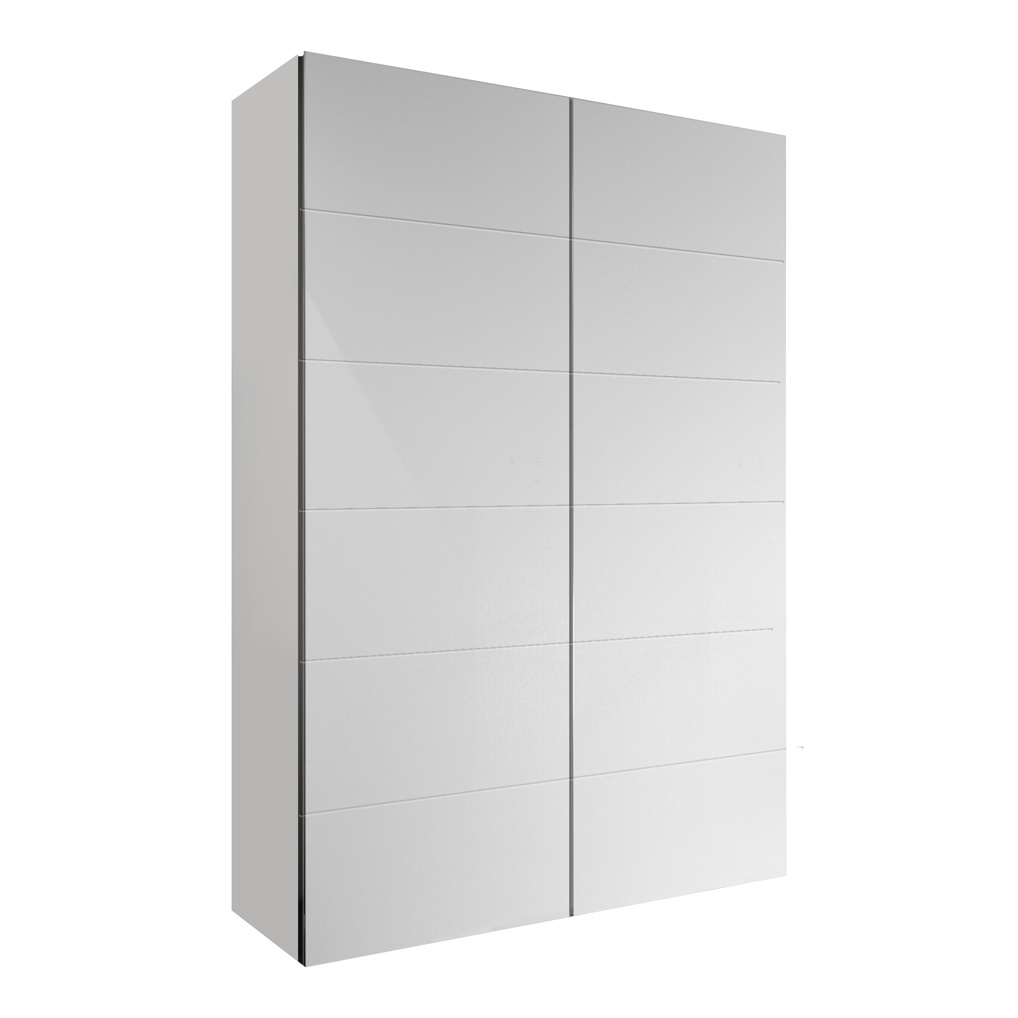 Armario ropero puerta corredera spaceo home lucerna blanco 120x240x60cm
