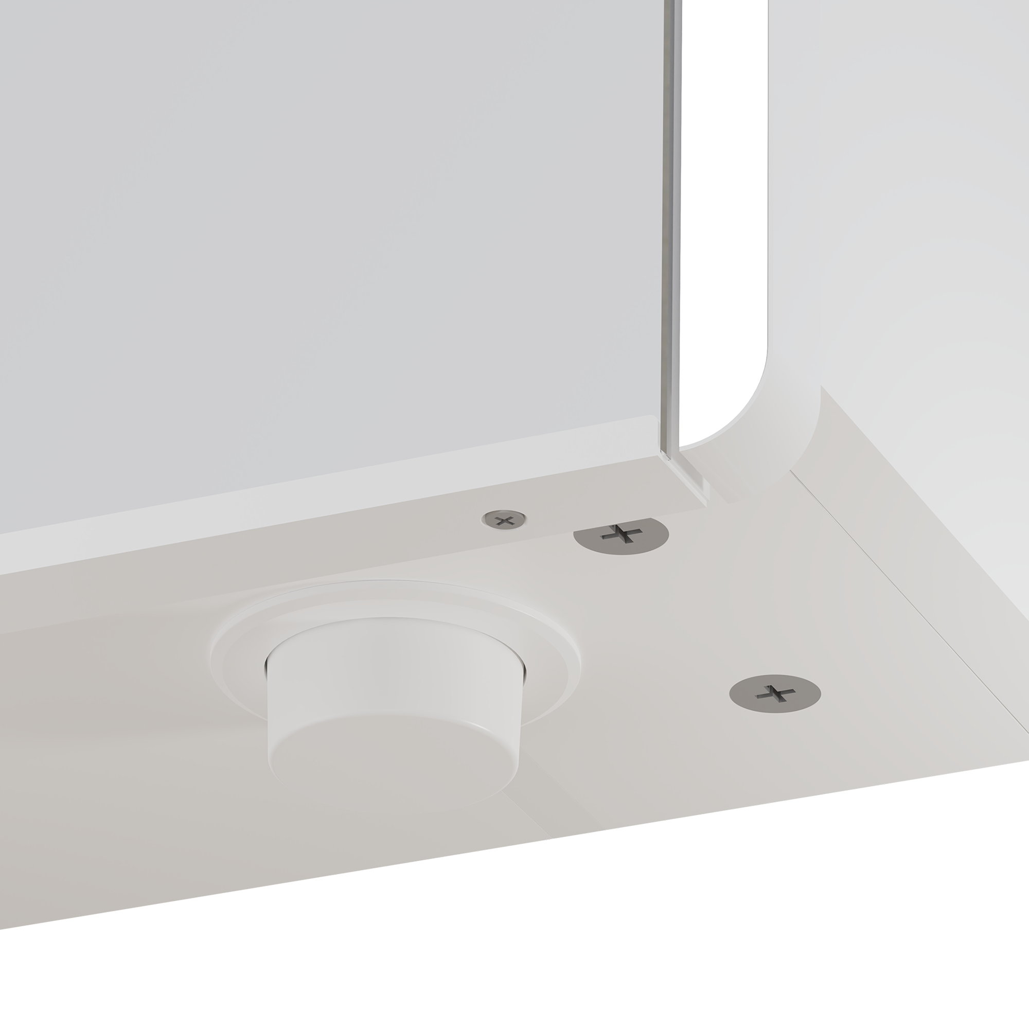 Specchio Contenitore Con Illuminazione Easy SENSEA bianco L 80 x H 70.7 x P 16 cm - 8