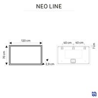 Miroir Lumineux Rectangulaire L 120 X H 70 Cm Neo Line Leroy Merlin miroir-lumineux-rectangulaire-l-120-x-h-70-cm-neo-line-leroy-merlin