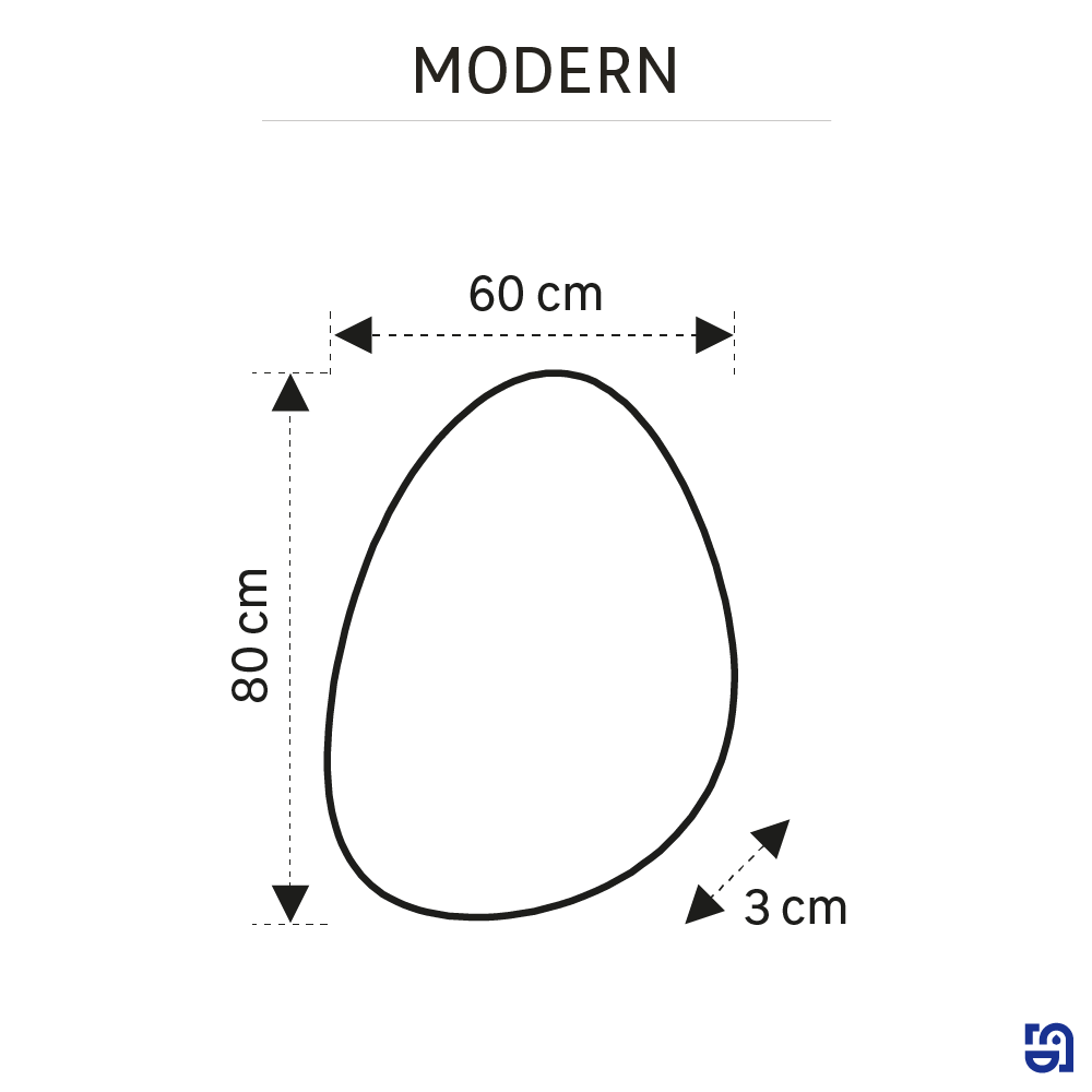 Specchio con illuminazione integrata bagno irregolare SENSEA L 60 x H 80 x P 3 cm grigio / argento - 12