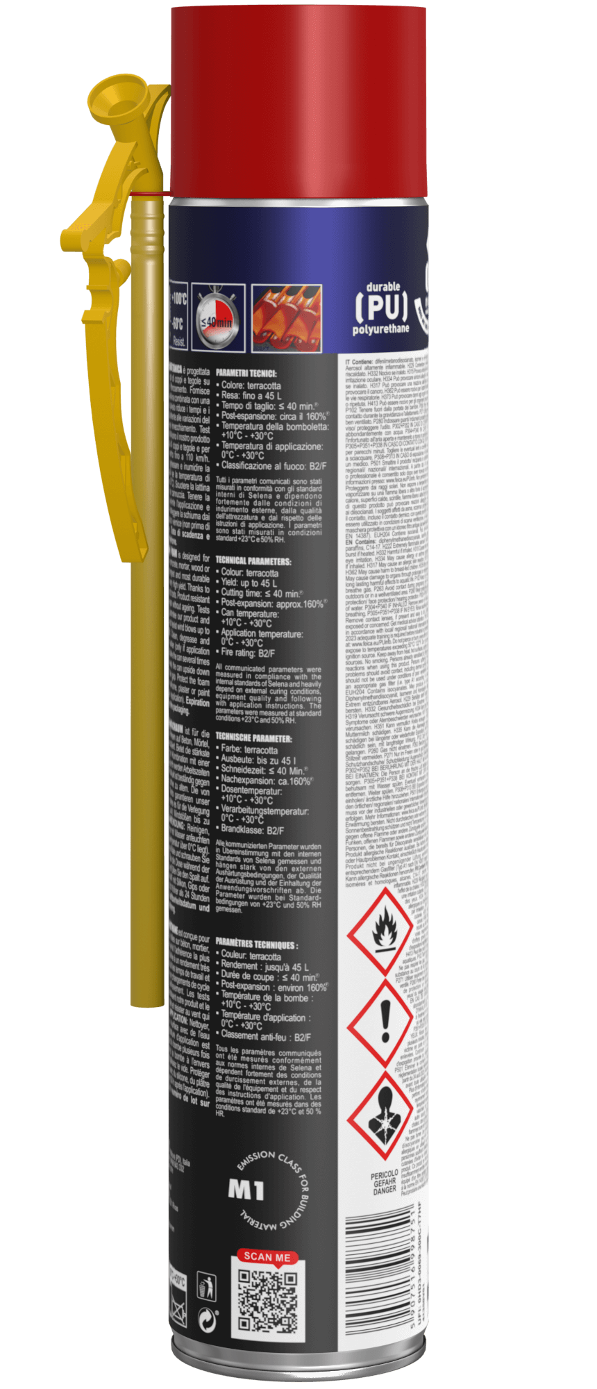 Schiuma espansa poliuretanica TYTAN per tetti certificazione B2 per fissare 750 ml - 2