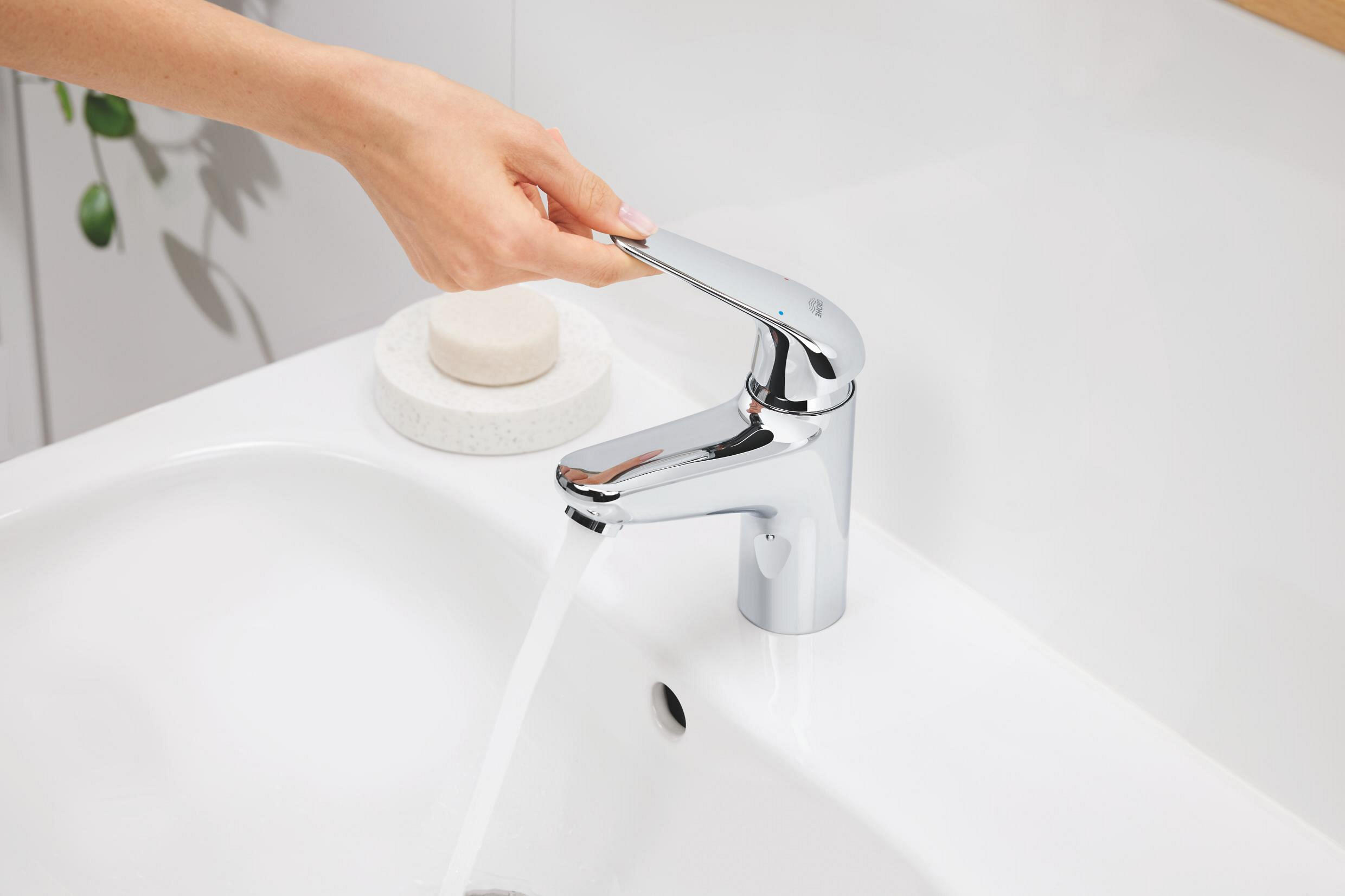 Mitigeur de lavabo chrome, GROHE QuickFix, Swift M - 4