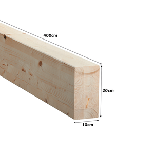 Trave Legno Lamellare 8x8x150cm - Pino Per Costruzioni Esterni Come Gazebi, Tettoie E Strutture Giardino - Foto 5