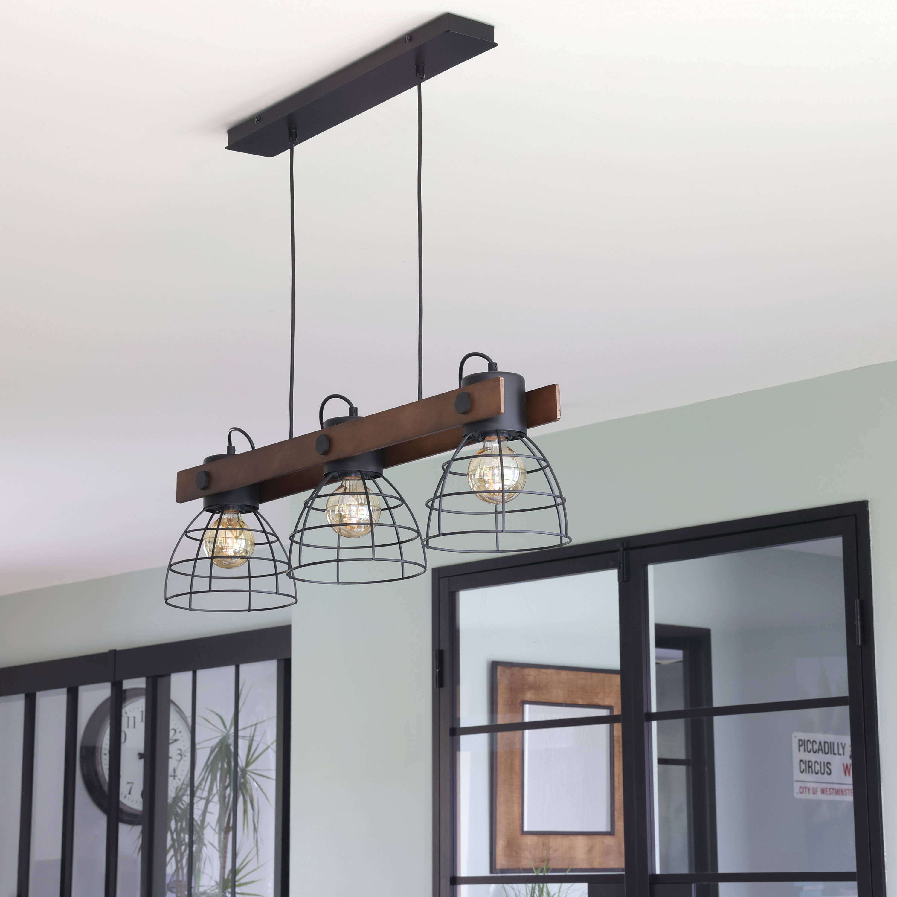 Suspension Chive fer, Diam.88 cm INSPIRE, E27 - 2