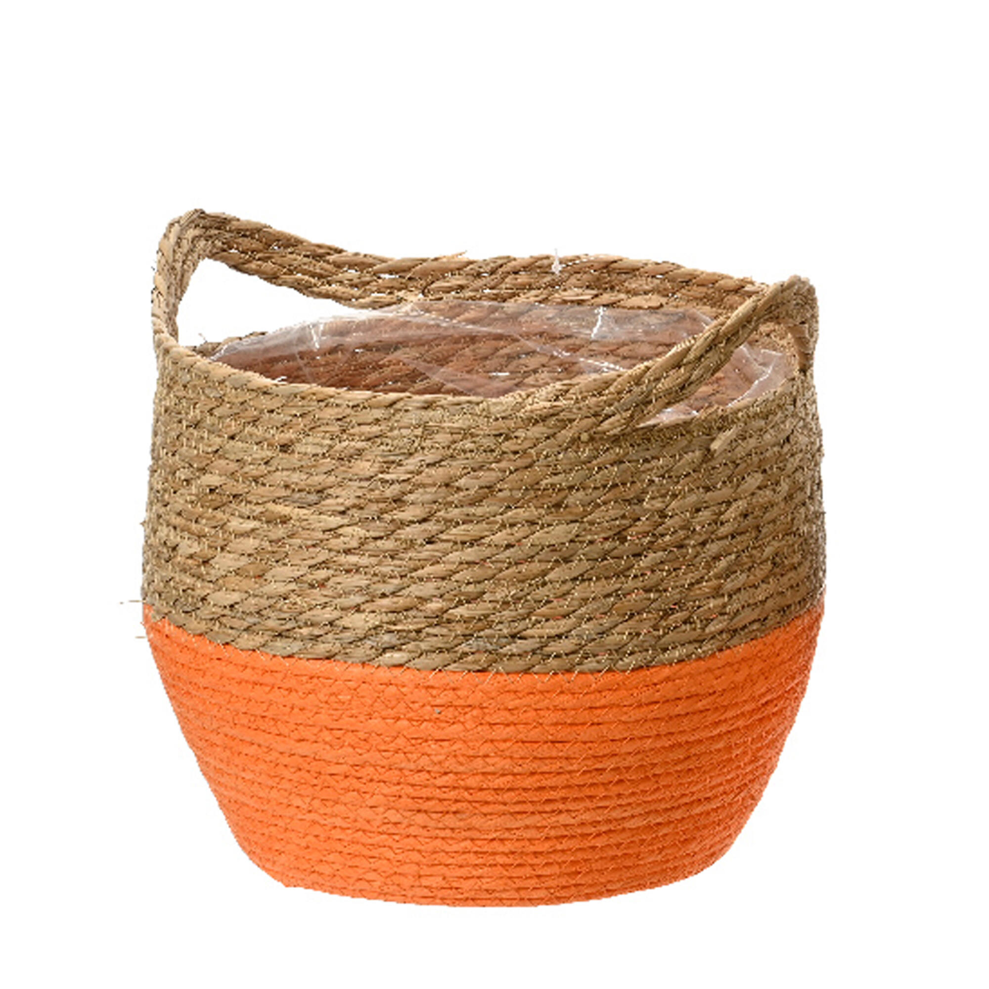 Cesto de papel 28cm naranja